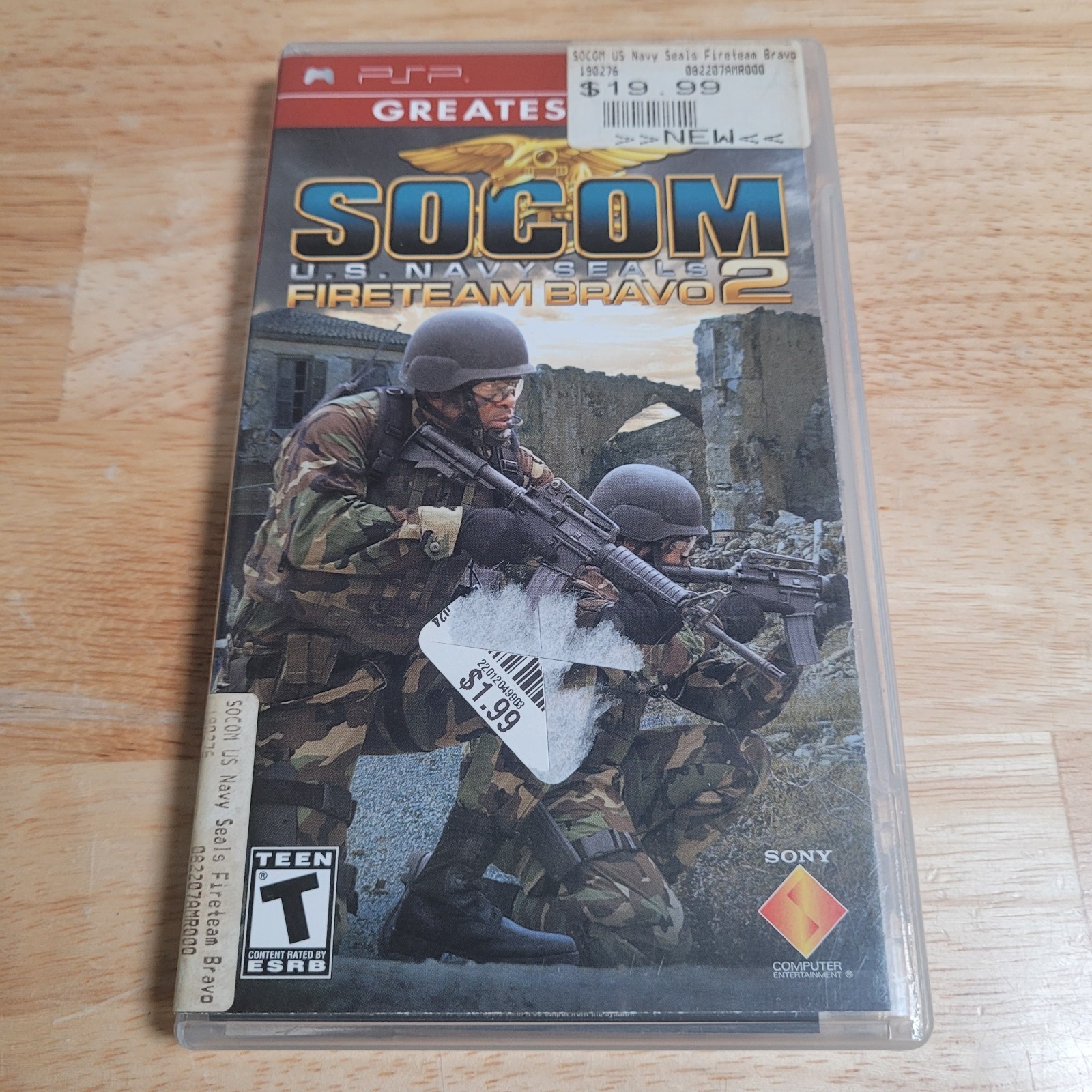 SOCOM: U.S. Navy SEALs Fireteam Bravo 2 Sony PSP, 2006 CIB w Manual – Tested