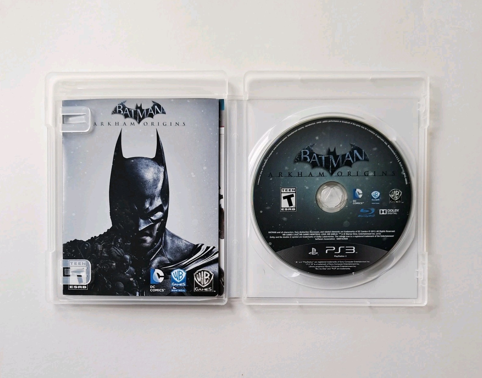Batman: Arkham Bundle Asylum, City, Origins (Sony PlayStation 3, 2009-2013) CIB