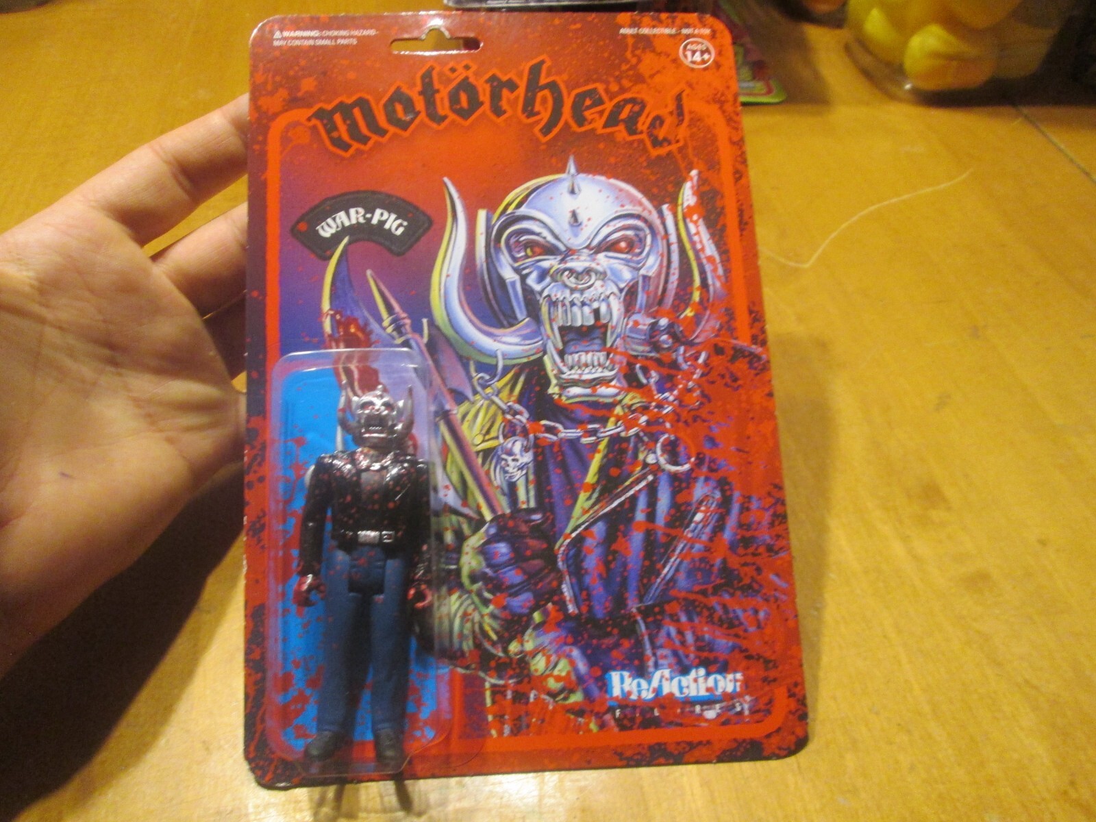 Super7 MOTORHEAD WAR PIG BLOODY BLOOD ACTION FIGURE ReAction NEW