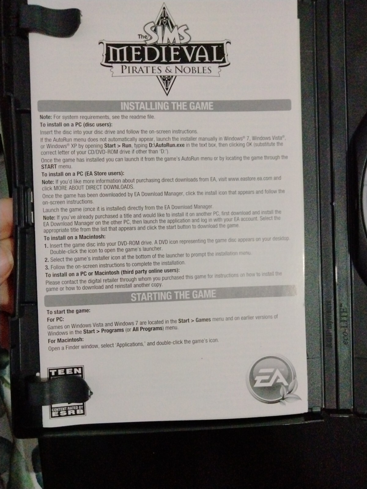 Sims Medieval and Pirates & Nobles Adventure Pack (Windows/Mac, 2011)