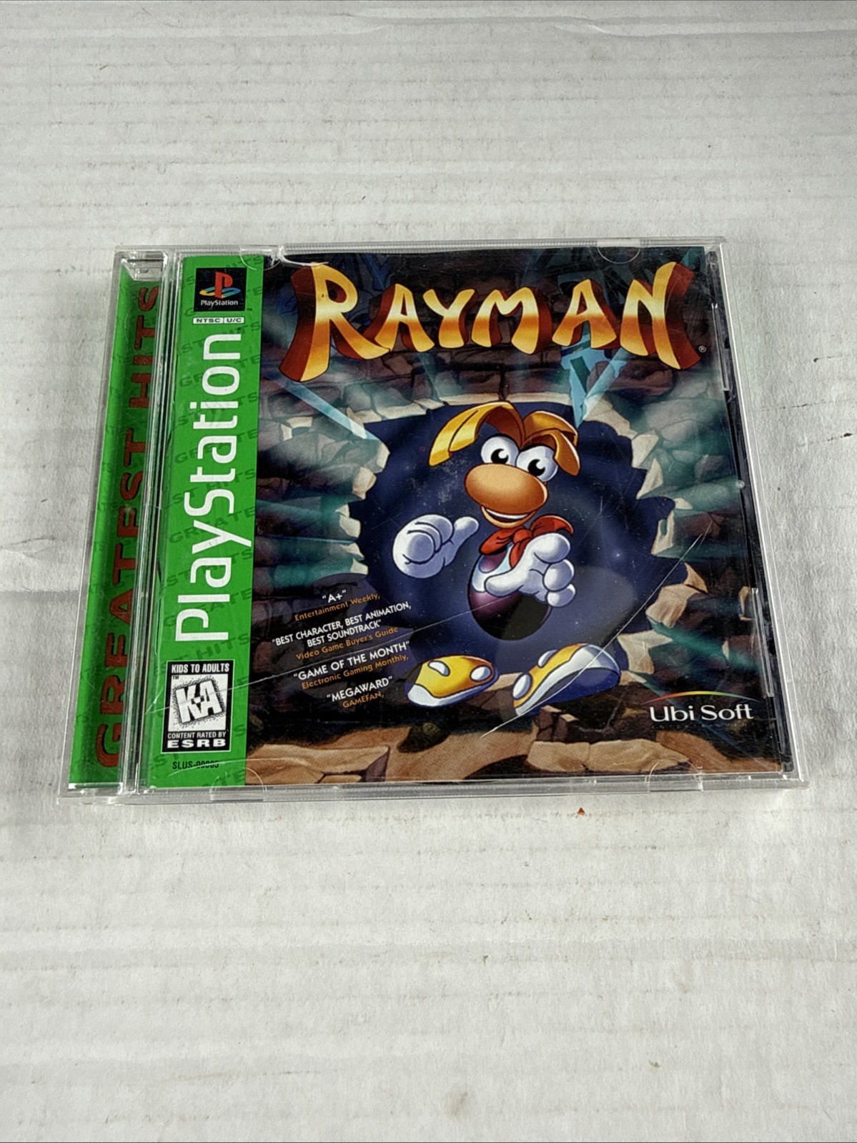 Rayman Playstation 1 / PS1 Complete Greatest Hits Vintage Manual