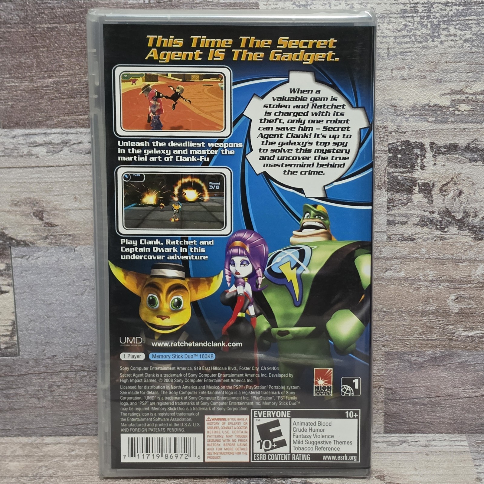 Secret Agent Clank – Sony PlayStation Portable (PSP) Brand New Factory Sealed