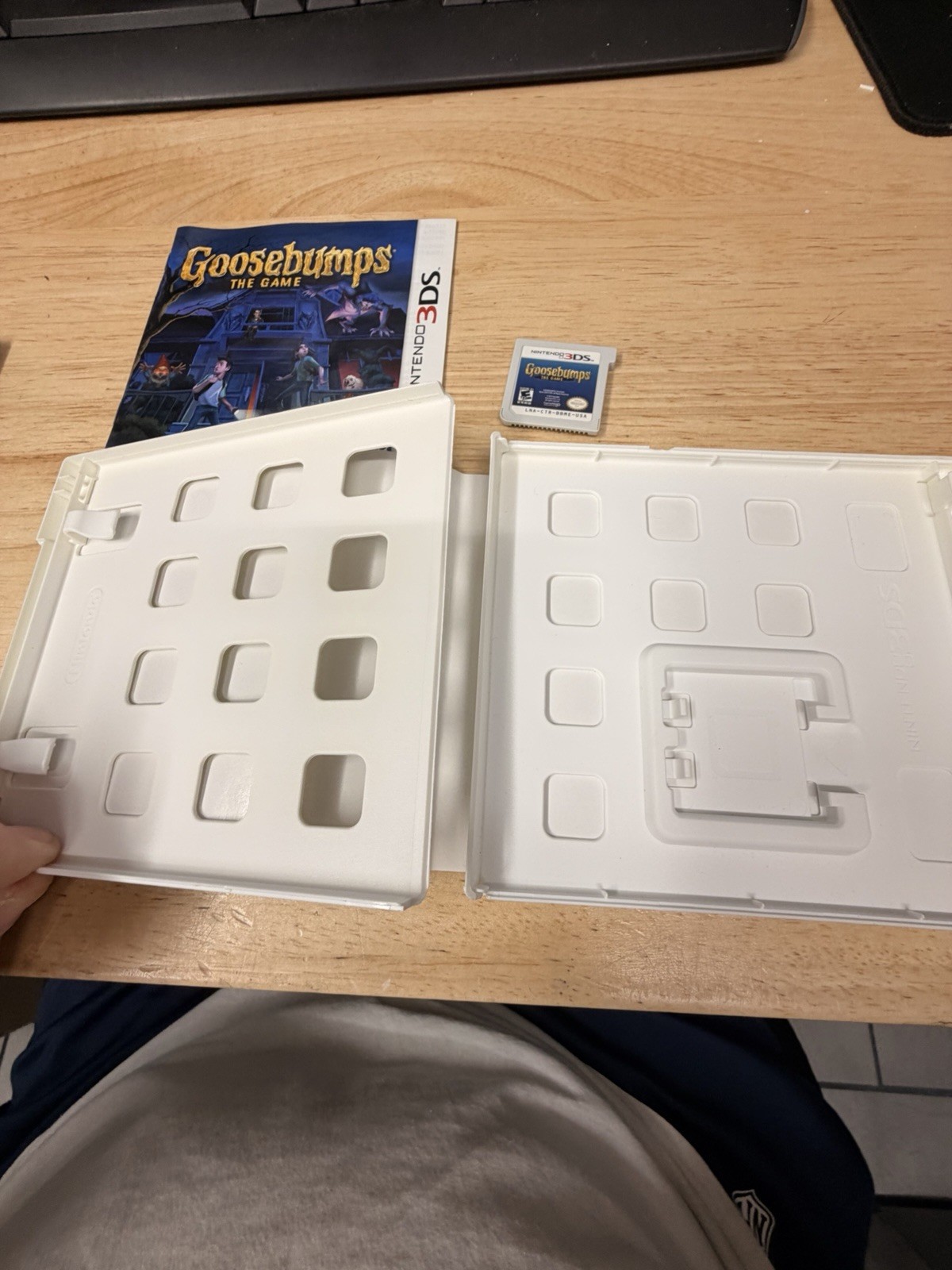 Goosebumps: The Game (Nintendo 3DS, 2015) Tested & Complete Cracked Case