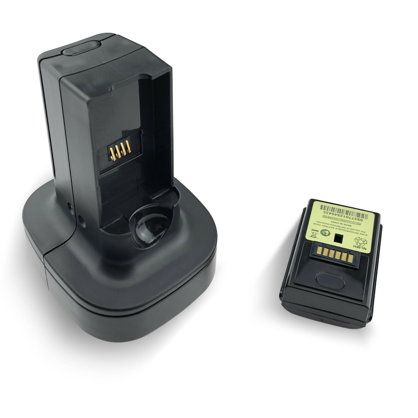 For Xbox 360 Rechargeable Battery Pack & Dual Charging Station Dock Stand Base