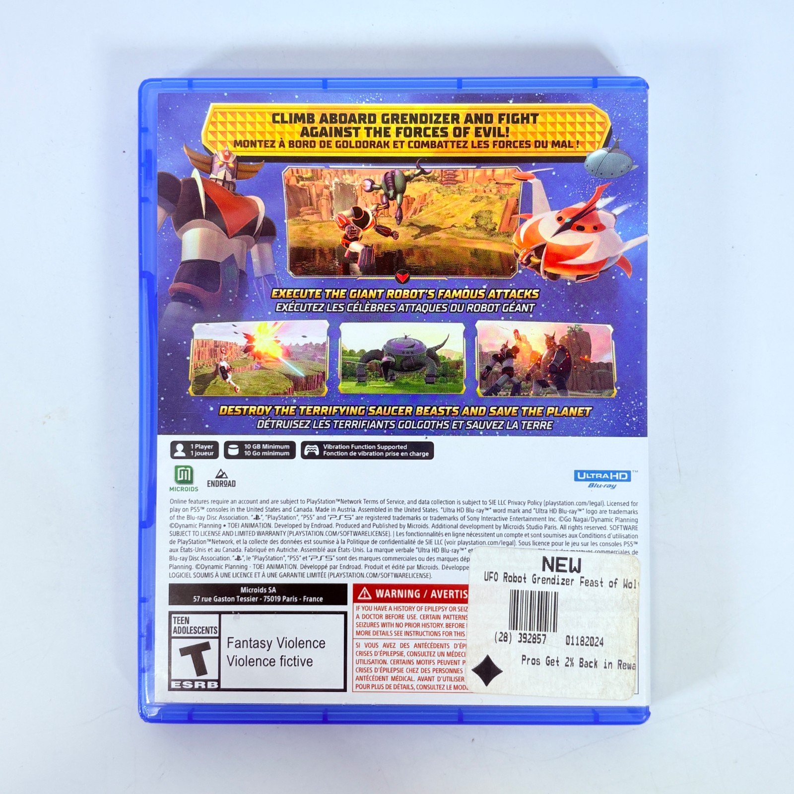 UFO Robot Grendizer: The Feast of the Wolves – PlayStation 5