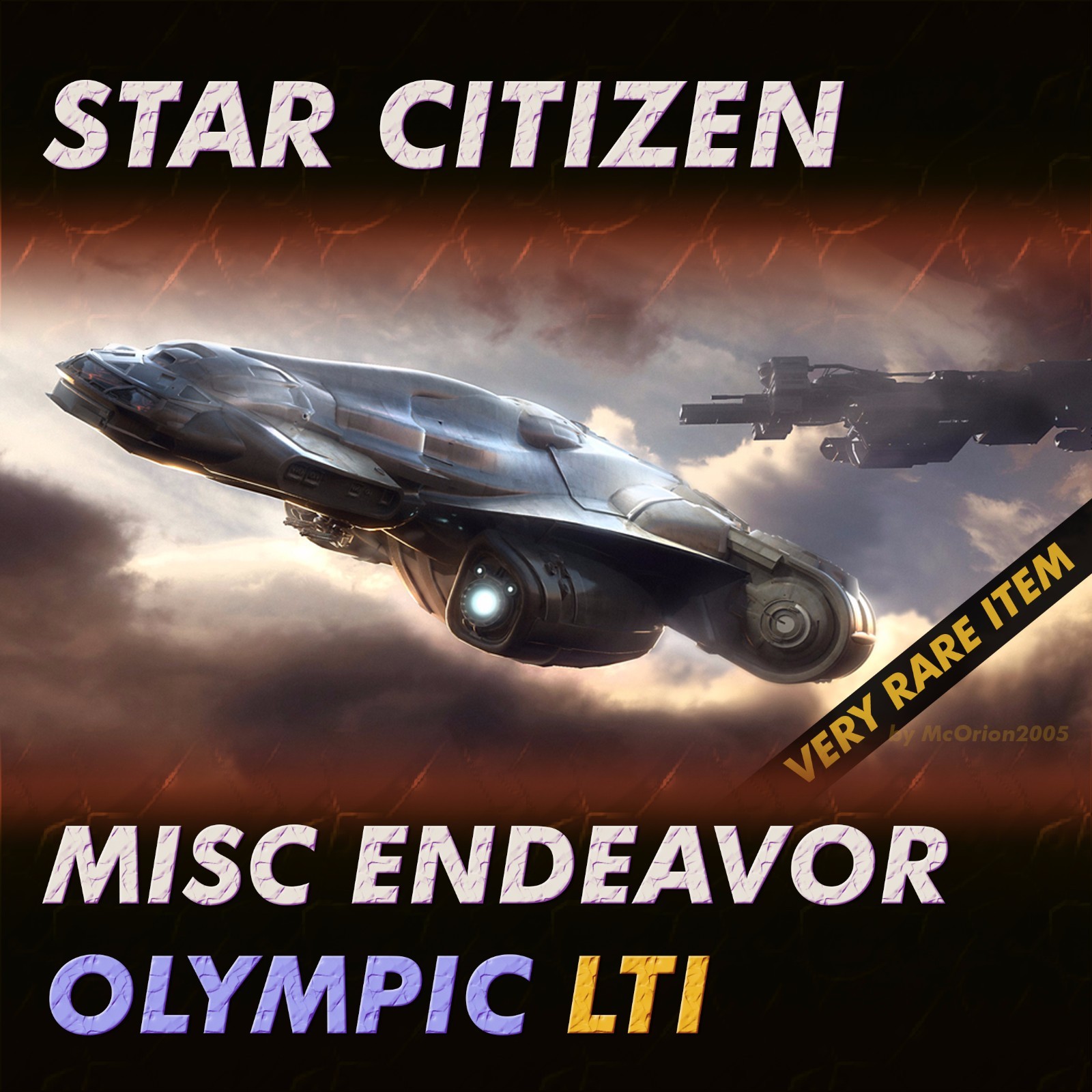 Star Citizen – Endeavor Olympic – Class – LTI Lifetime Insurance – NO CCU!