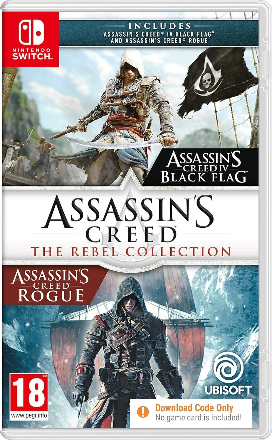 Assassin’s Creed The Rebel Collection Nintendo Switch Code in Box Black Flag New