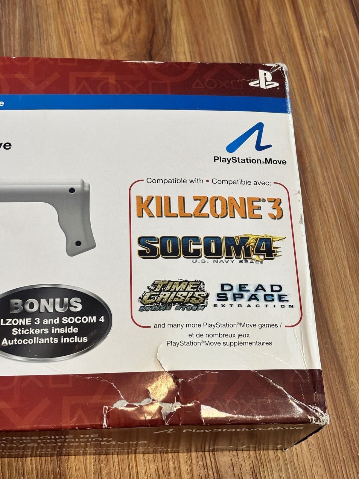 PlayStation Move Sharp Shooter Gun Controller for PlayStation 3 Open Box