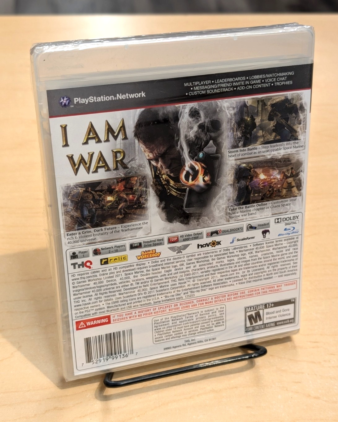 Warhammer 40,000: Space Marine (PlayStation 3, 2011) BRAND NEW, SEALED!