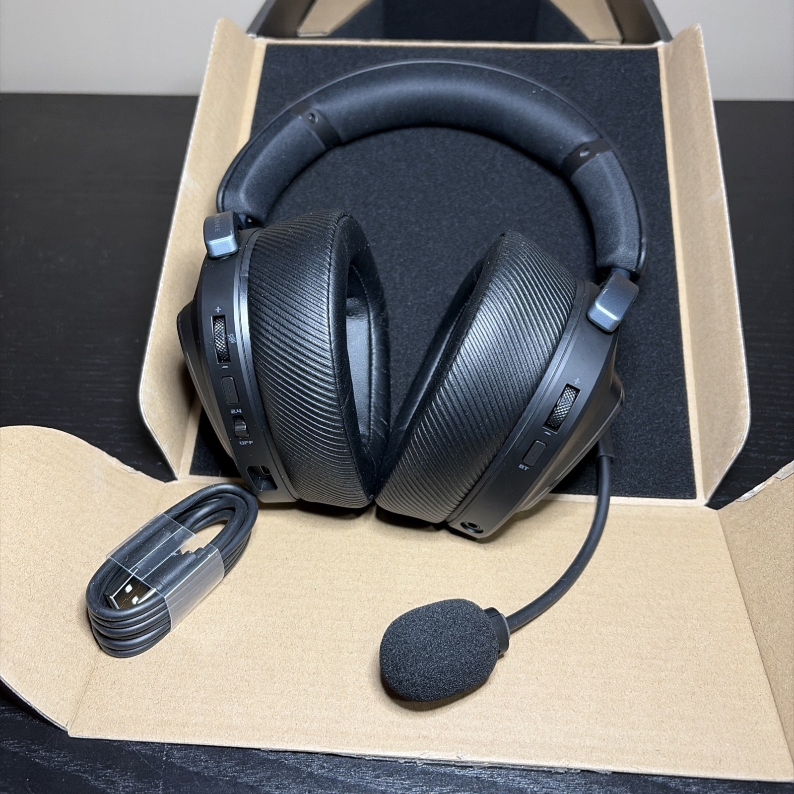 ASUS ROG Delta II Wireless Gaming Headset with Mic Tri-Mode (BT, 2.4G, 3.5mm)