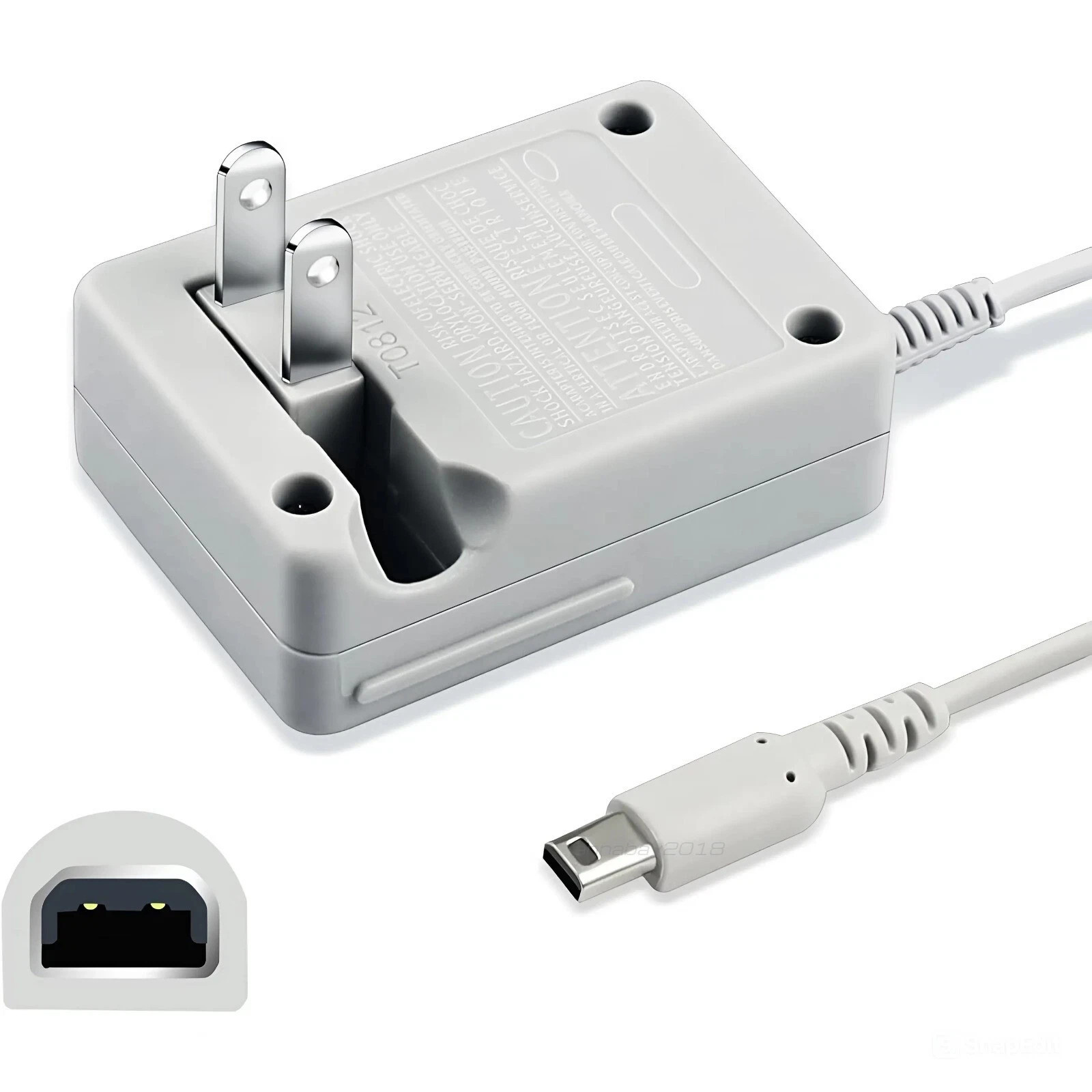 AC Adapter Home Wall Charger Cable Power Plug for Nintendo DSi/ 2DS/ 3D