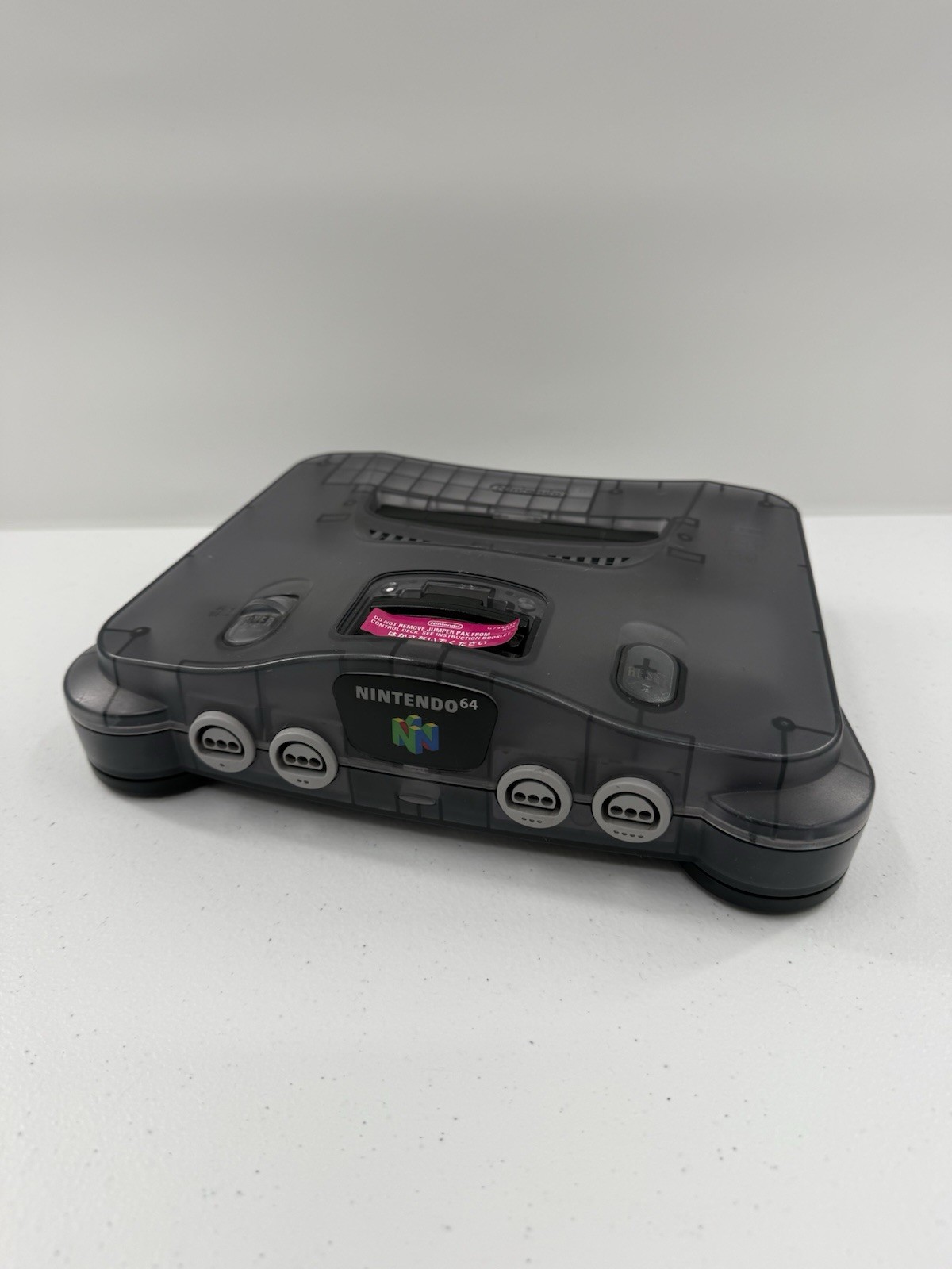 Nintendo 64 N64 Console Only Funtastic Smoke Black Translucent NUS-001 – NTSC