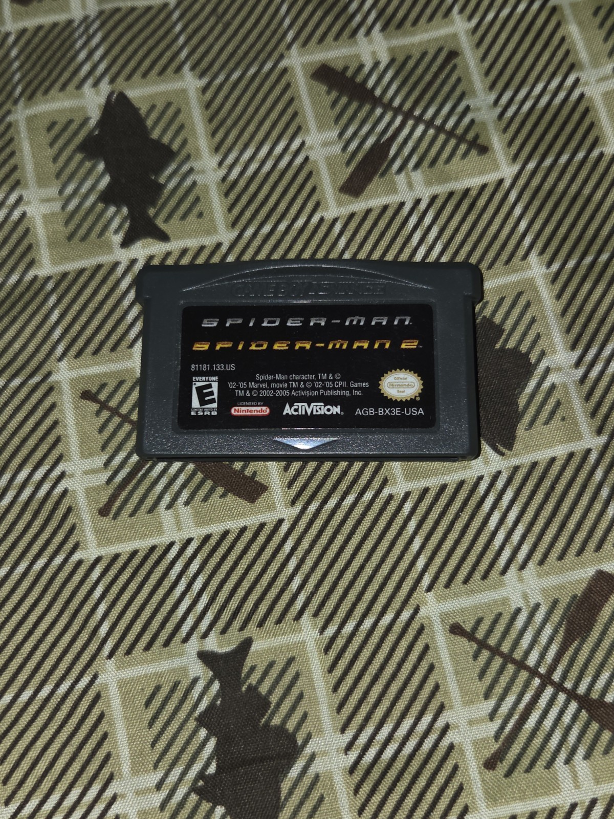 2 in 1 Game Pack Spider-Man/Spider-Man 2 (Nintendo Game Boy Advance 2005) TESTED