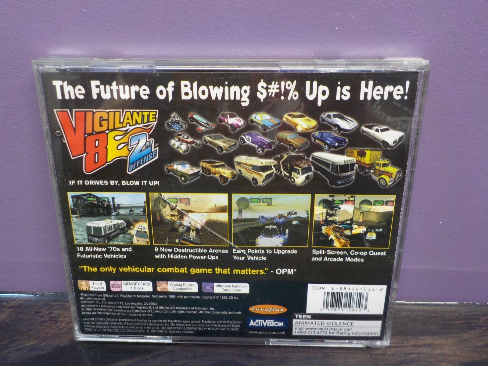 Vigilante 8 – Sony Playstation Tested Authentic