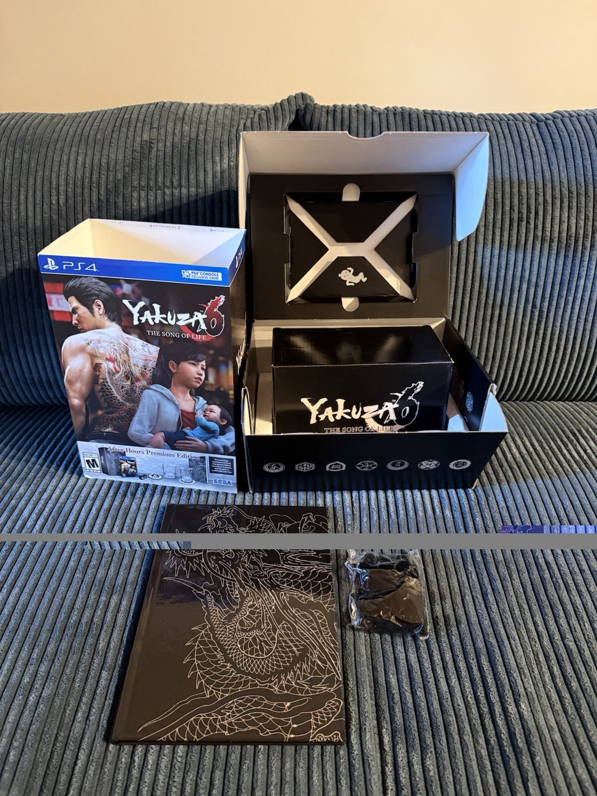 Yakuza 6 The Song of Life After Hours Premium Edition PS4 OPEN MISSING ITEMS