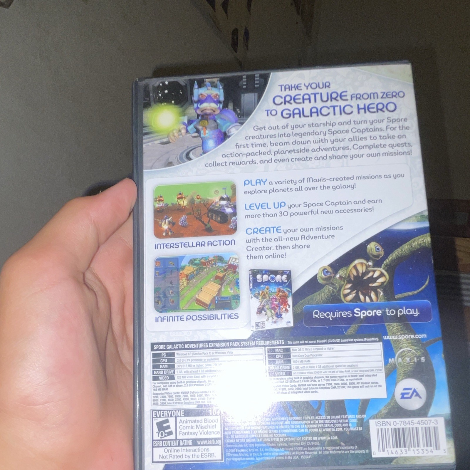 EA Spore: Galactic Adventures Expansion Pack PC/Mac Game, E10+ (Spore Series)