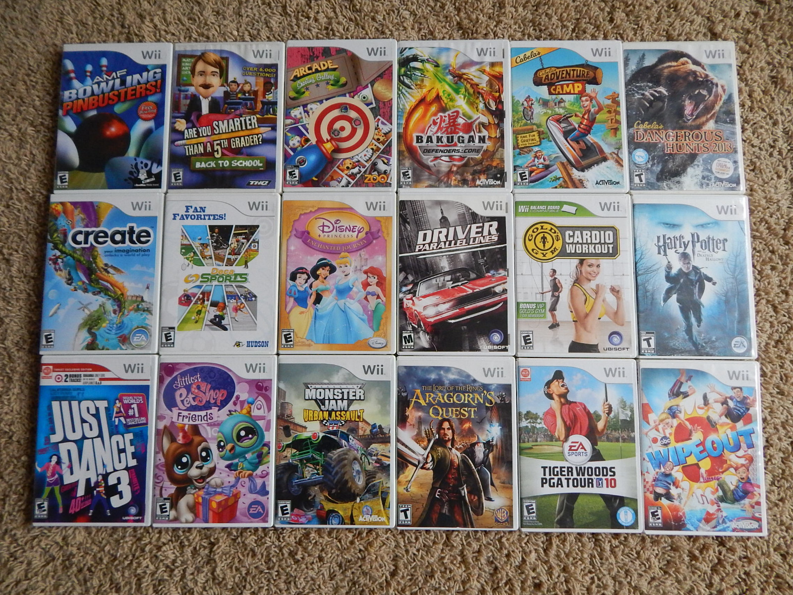 Nintendo Wii Games! You Choose from Huge List! $7.95 Each! Buy 3 Get 4th 50% Off