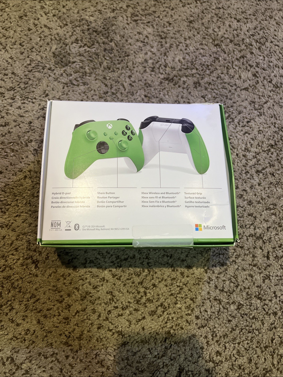 Xbox Series X|S Special Edition Controller Velocity Green Box Only