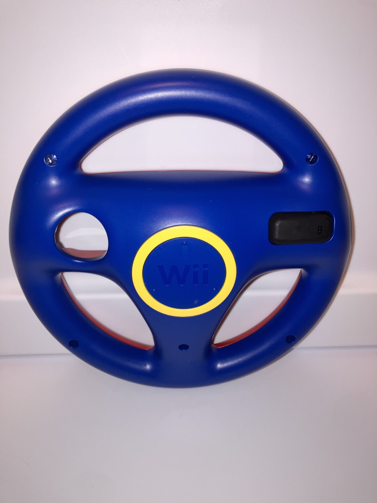 Mario Kart Wii Wii U Wii Wheel Handle Mario Red And Blue Authentic
