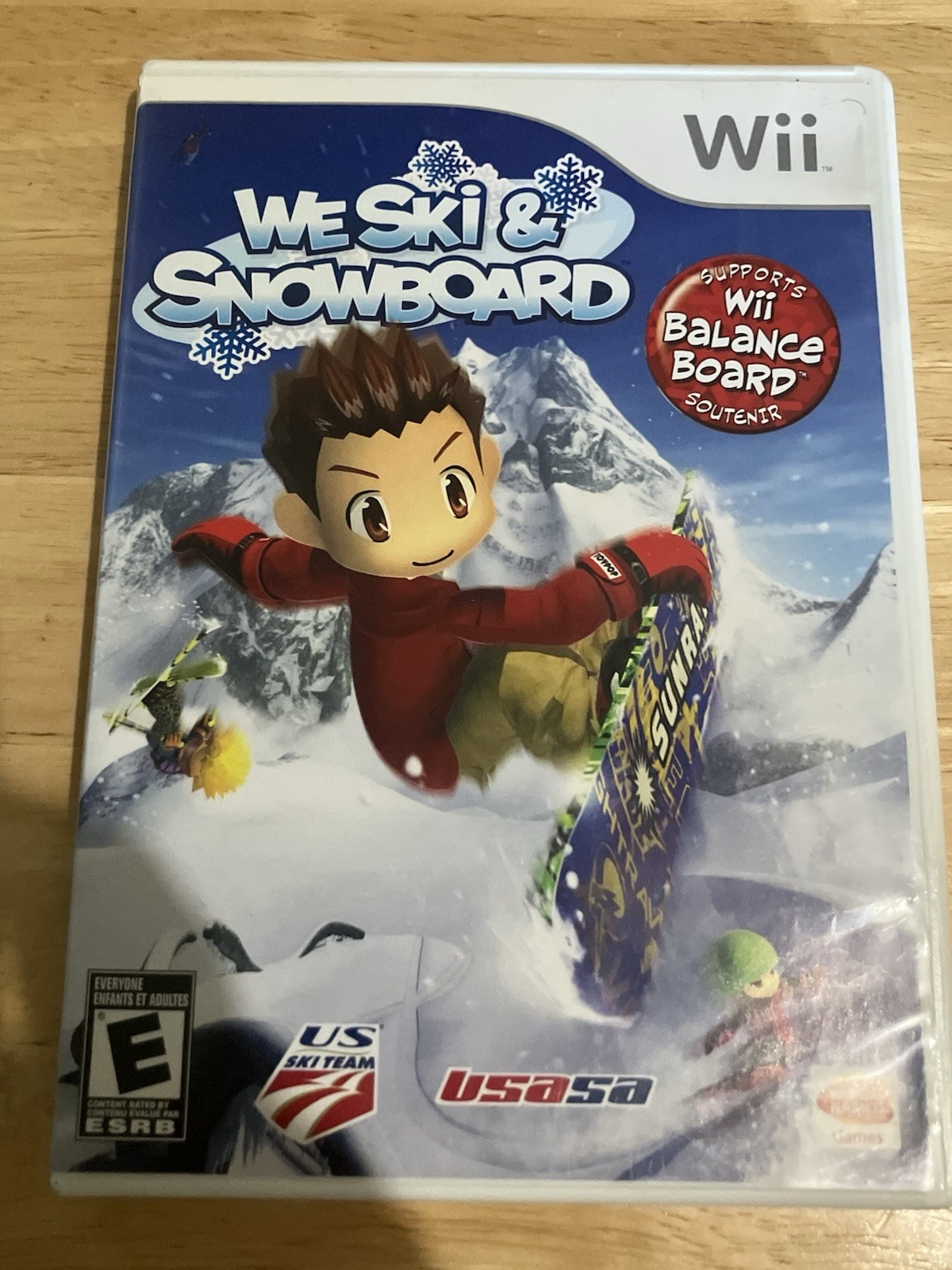 We Ski And Snowboard (Nintendo Wii Game, 2008) CIB Complete W/ Manual