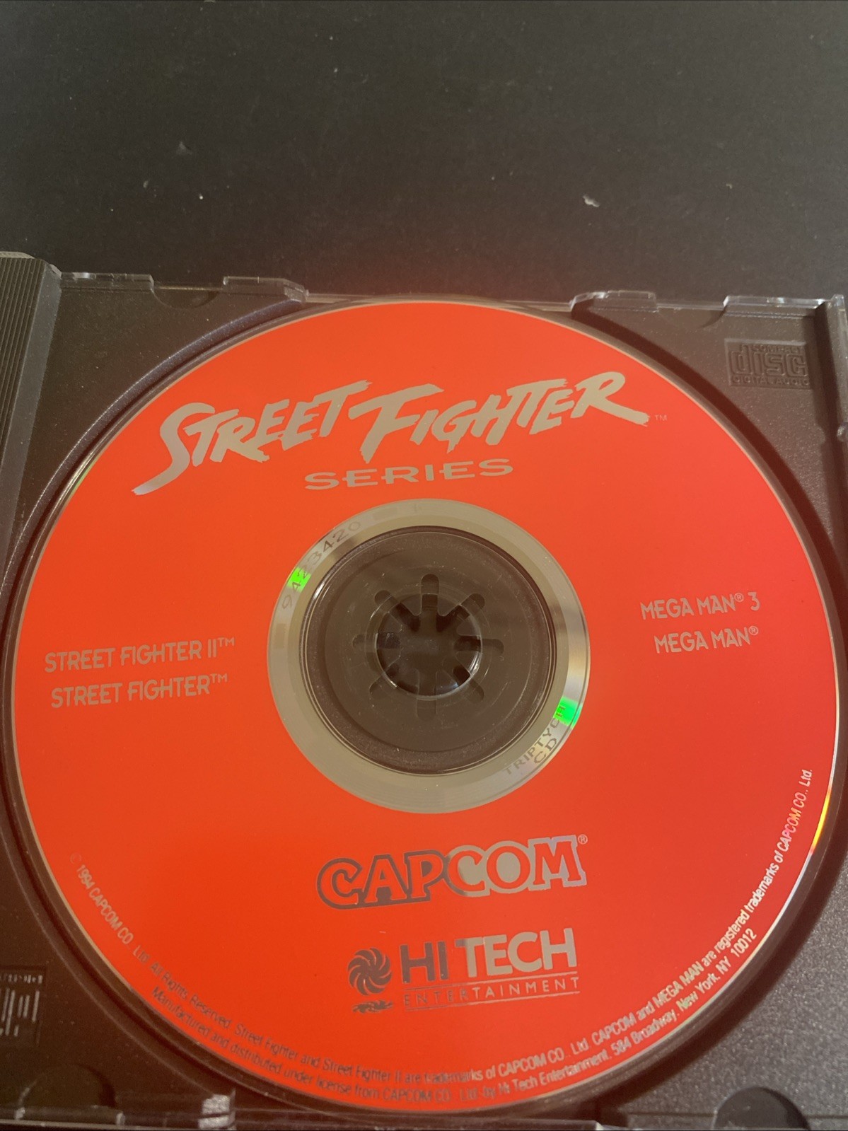 Vintage Street Fighter Series PC CD Capcom Rare Disc Megaman 1 & 3 Works