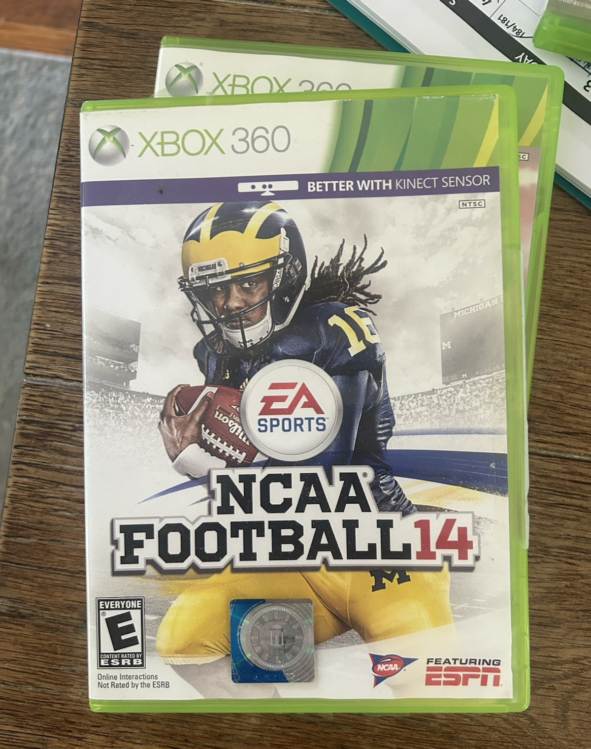 EA Sports NCAA Football 14 Xbox 360 2013 E Rated NTSC-U/C Better w/ Kinect