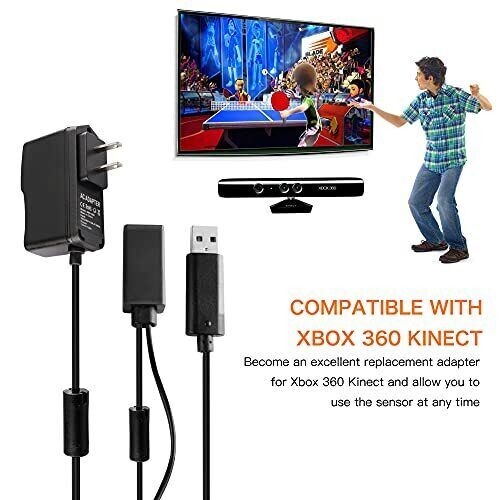 Kinect Adapter for Xbox 360 USB to AC Power Supply Adapter