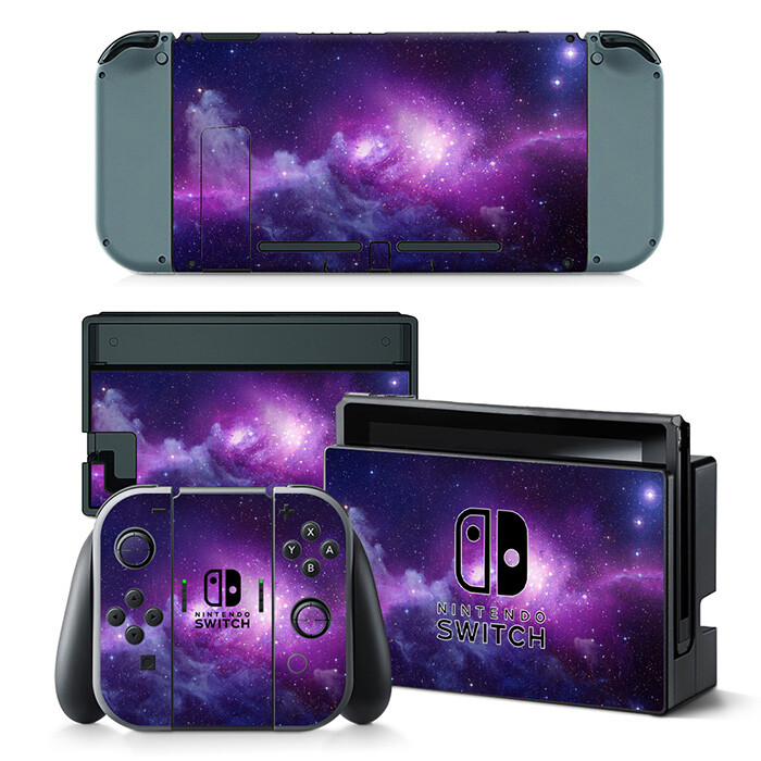Vinyl Decal Skin Protector for Nintendo Switch Console Joy-Con Dock Full Set new