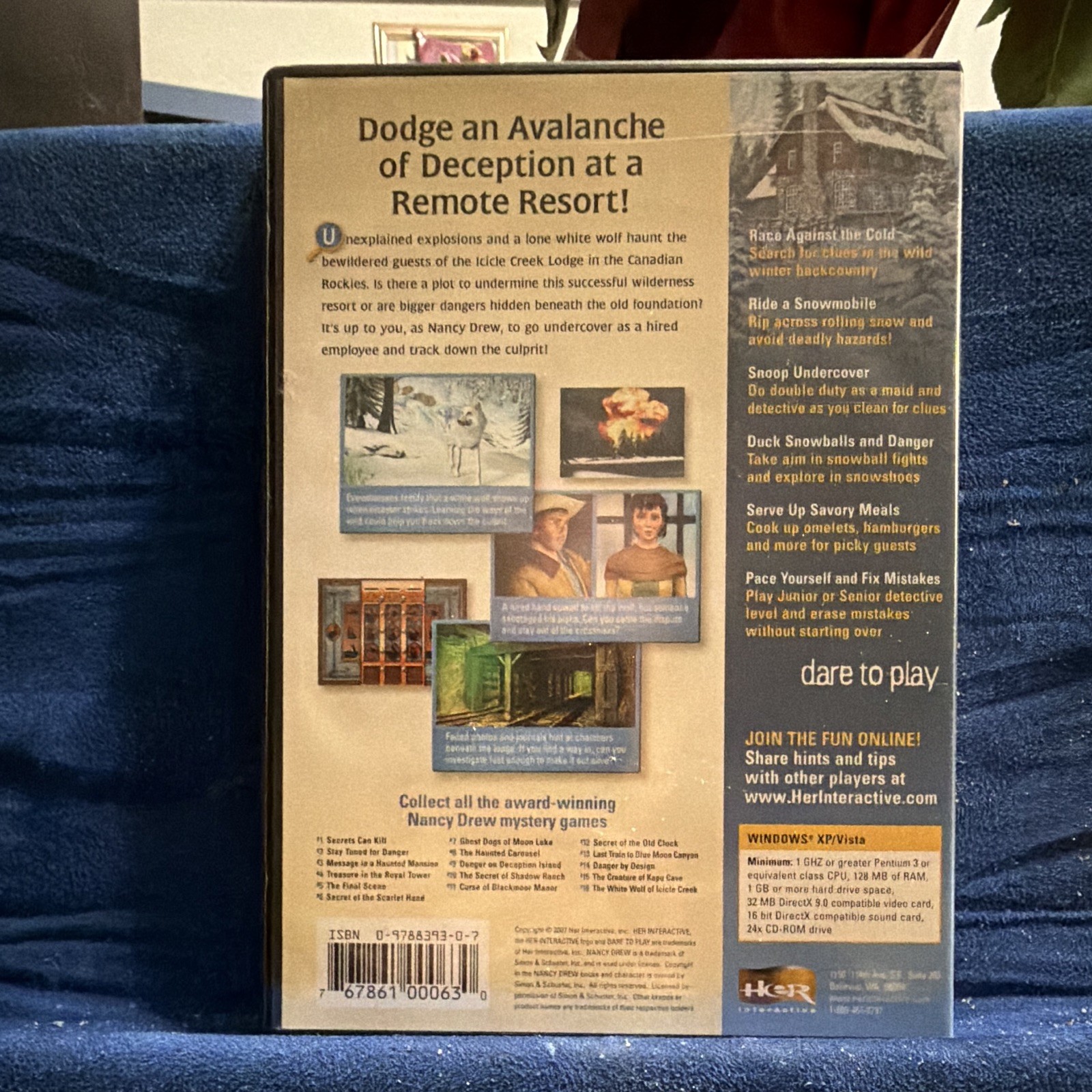 Her Interactive Nancy Drew: White Wolf of Icicle Creek PC CD-ROM E