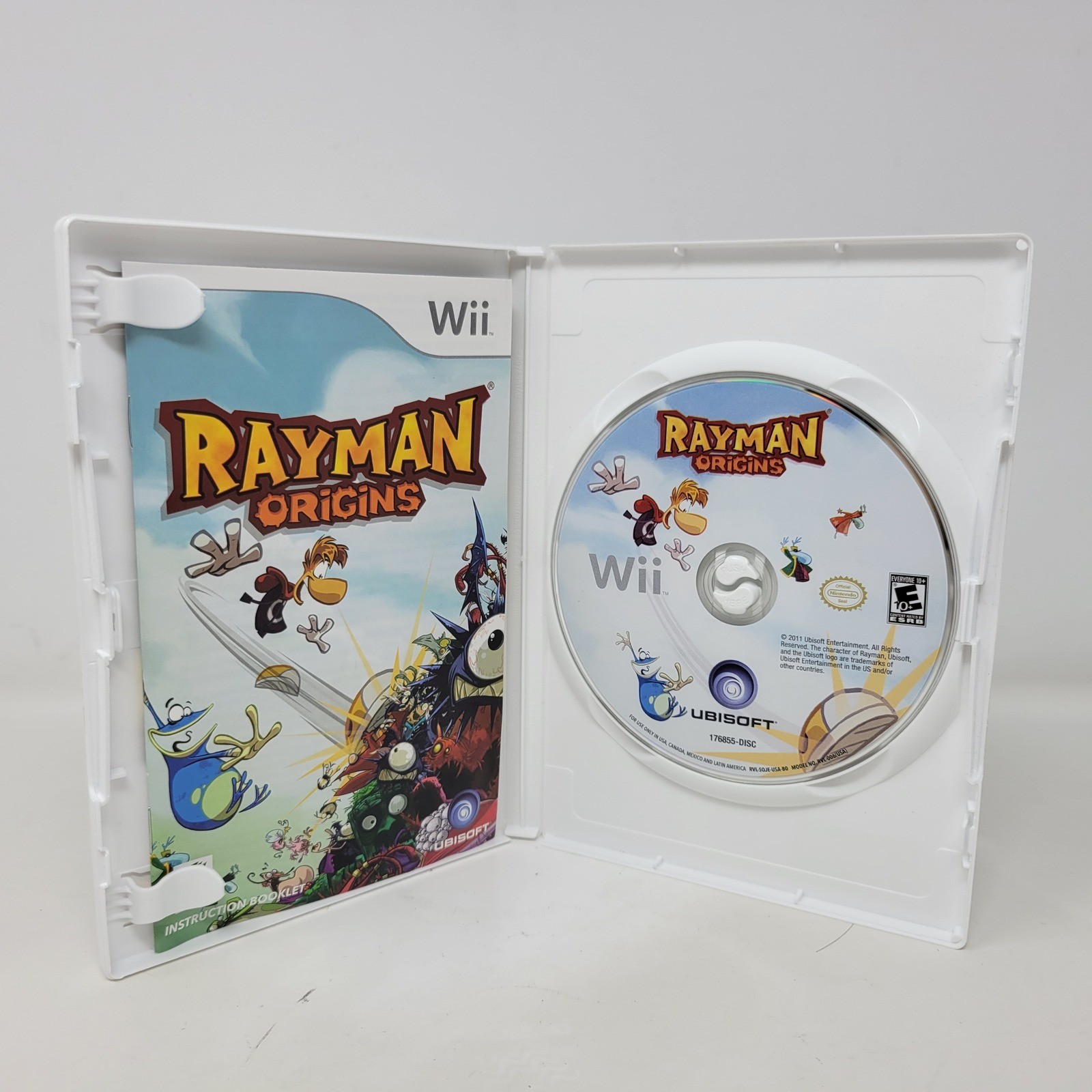 Rayman Origins Nintendo Wii Game Complete with Manual RVL-SOJE-USA Ubisoft 2011
