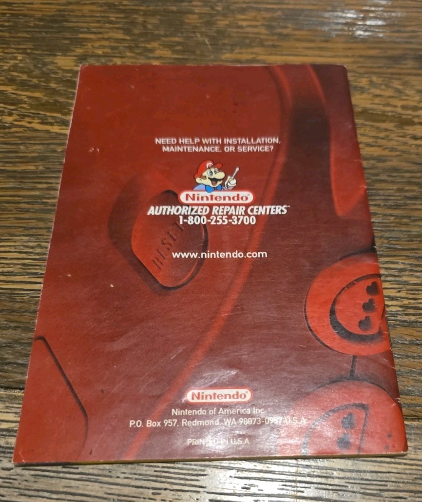 Banjo Kazooie N64 Instruction Booklet ONLY