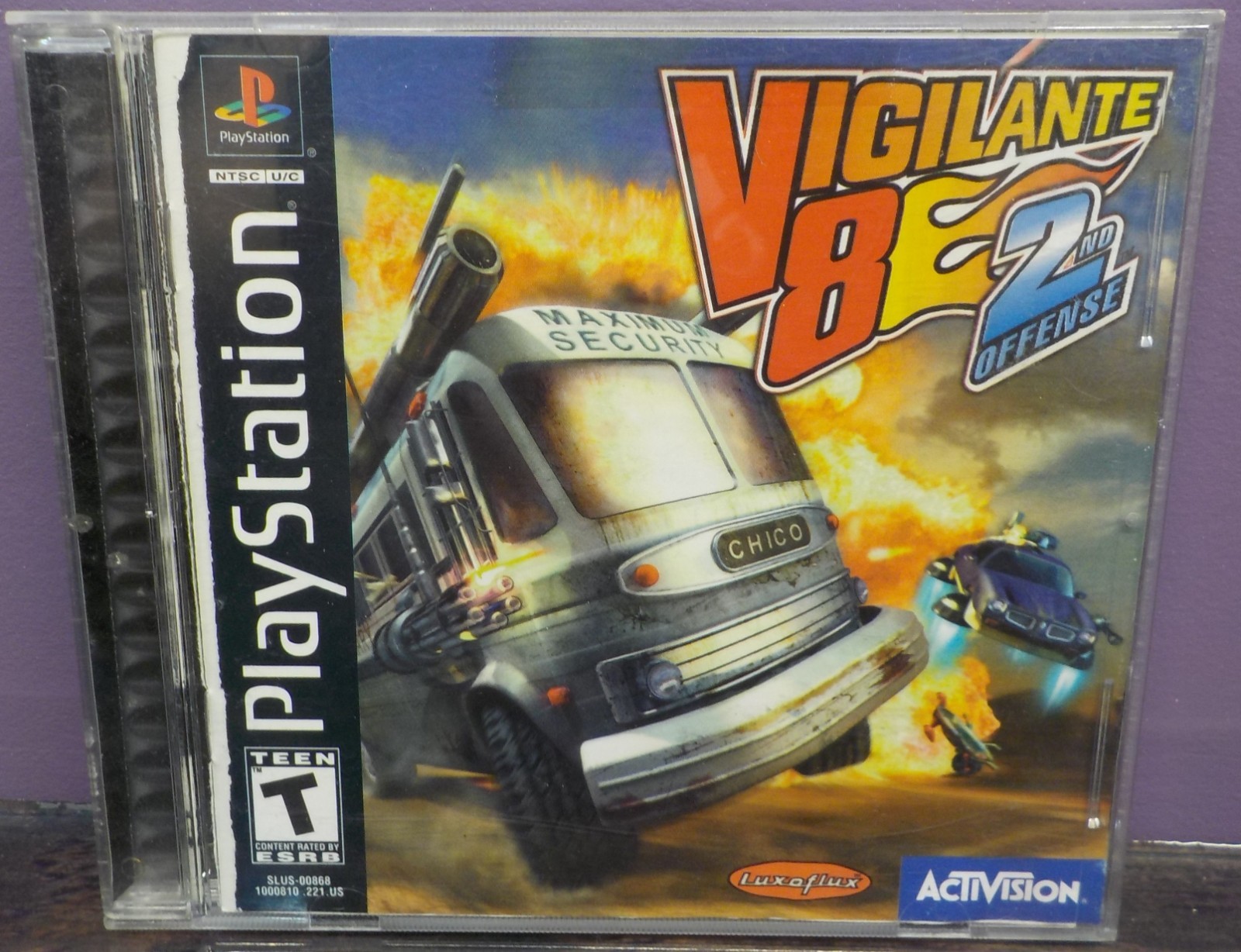 Vigilante 8 – Sony Playstation Tested Authentic