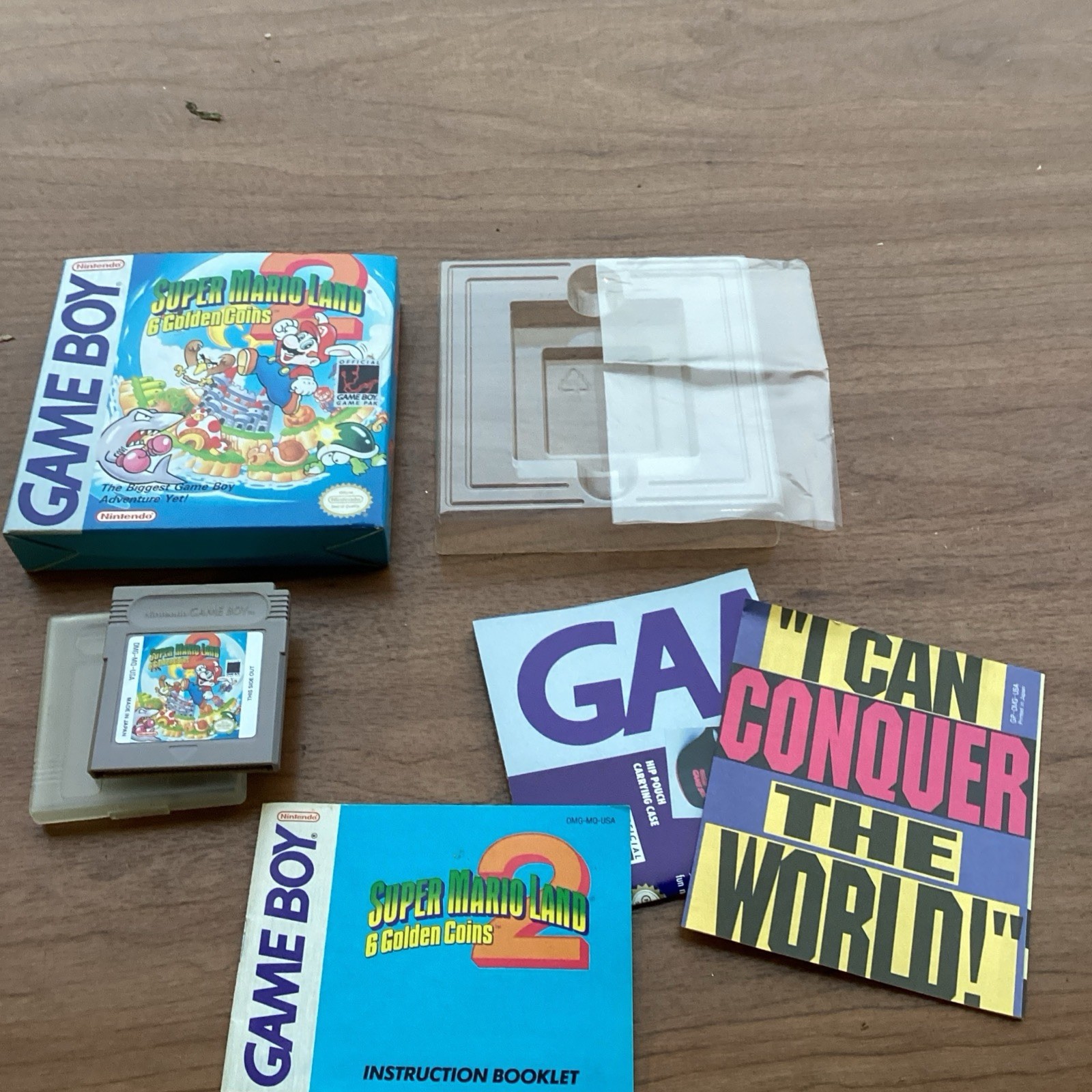 Super Mario Land 2: 6 Golden Coins (Nintendo Game Boy) Complete in Box CIB
