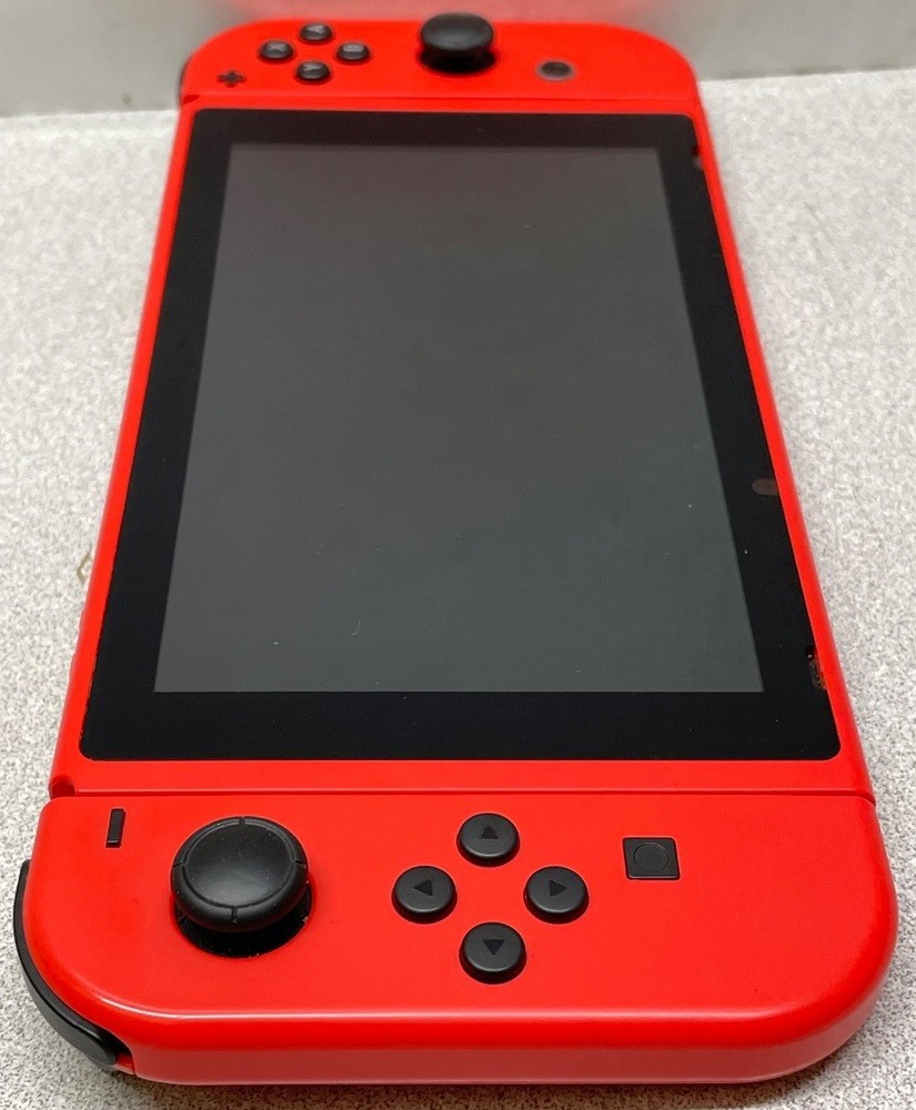 Nintendo Switch Red Edition Handheld Video Game 32GB w/Extras HAC-001
