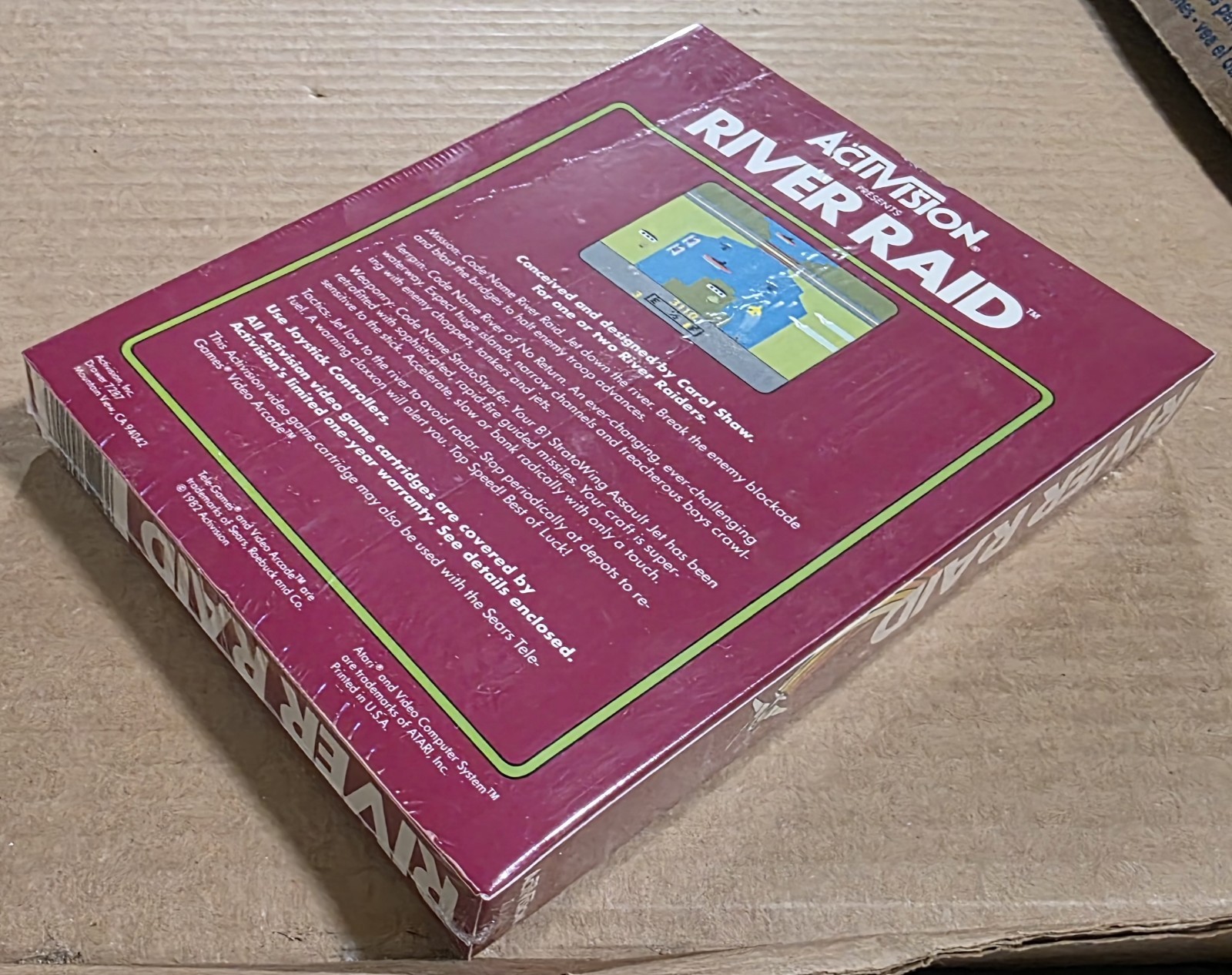 River Raid (Atari 2600) — Brand New Factory Sealed • Fast Shipping!