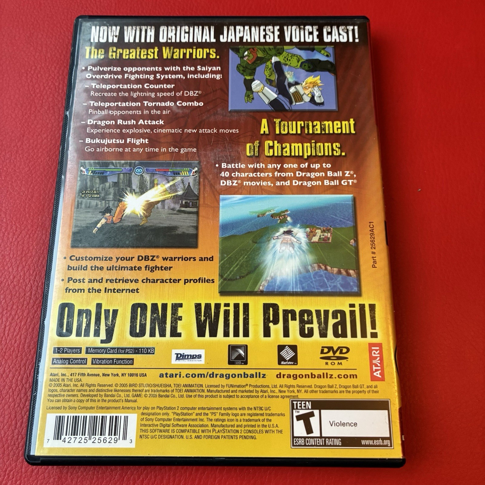 Dragon Ball Z Budokai 3 for Playstation 2 (PS2) – Greatest Hits (RARE)