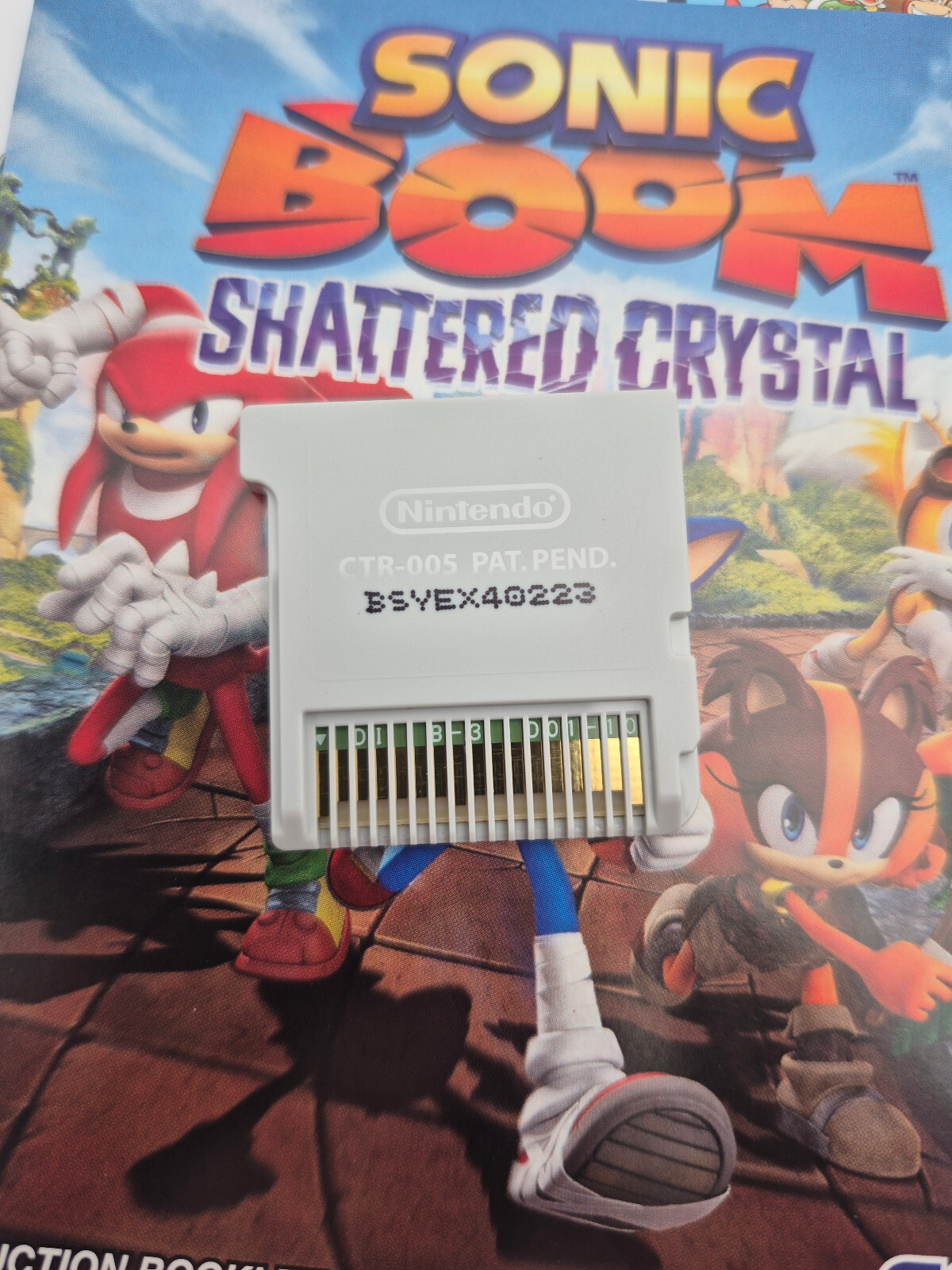 Sonic Boom: Shattered Crystal (Nintendo 3DS) Complete in Box
