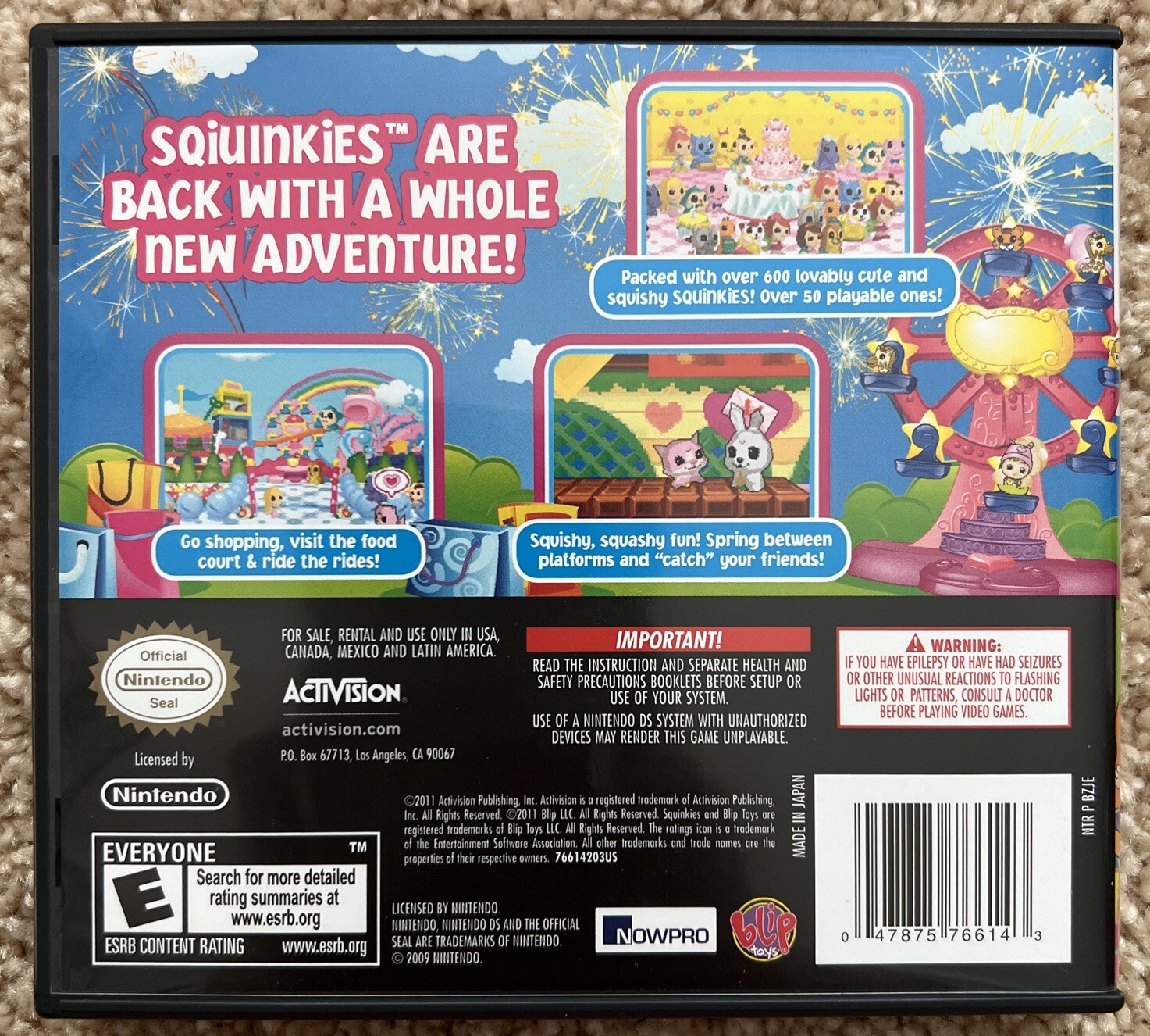 Squinkies 2: Adventure Mall Surprize! (Nintendo DS, 20011)