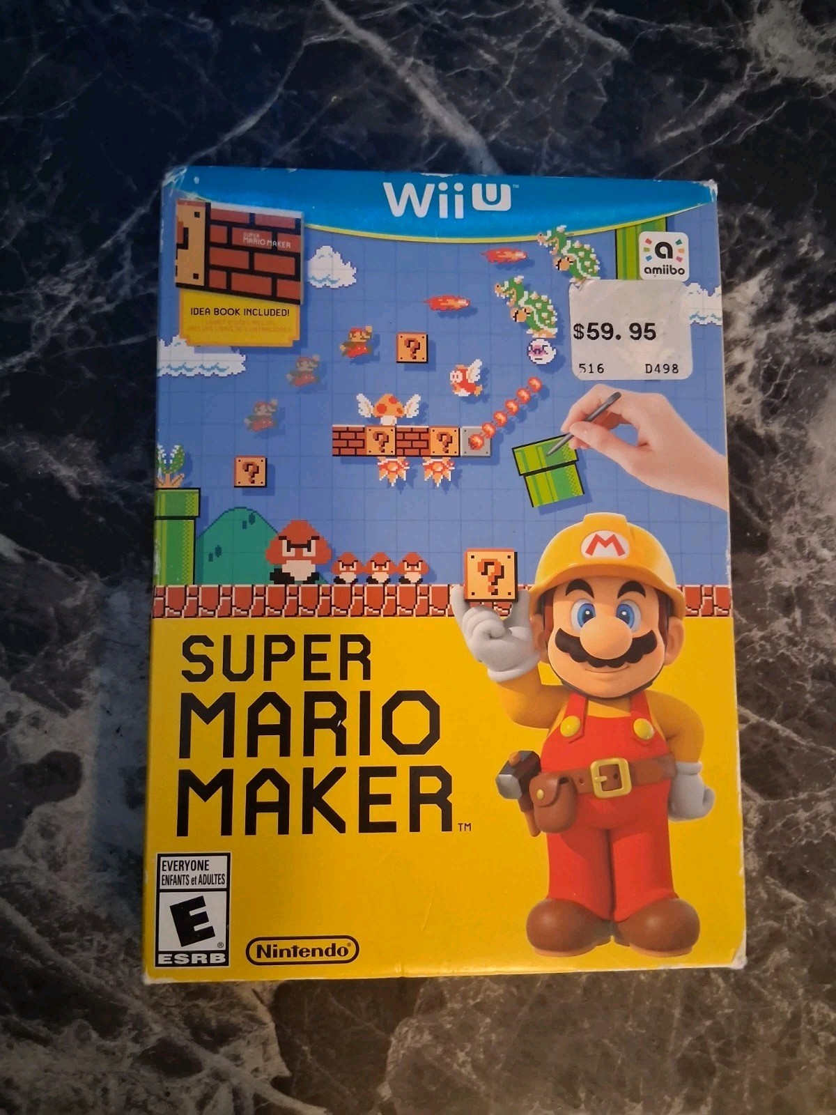 Super Mario Maker Wii U Sealed Game