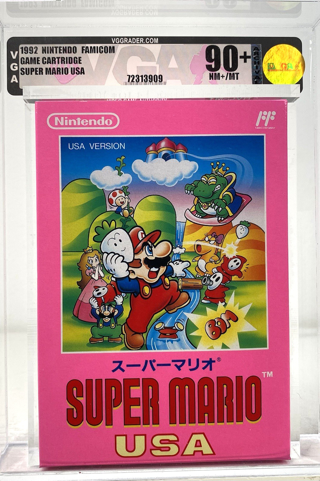 Super Mario Bros. USA Nintendo Famicom Japanese NES New 1992 Sealed VGA 90+