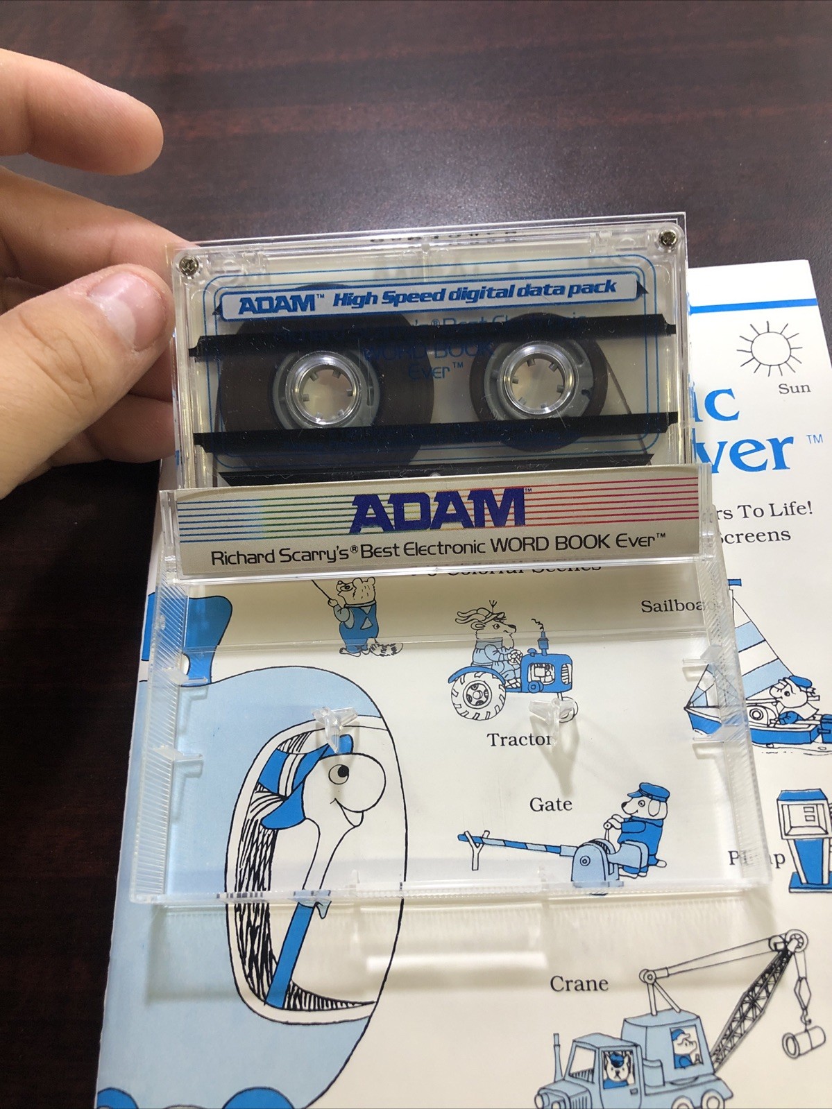 Richard Scarry’s Word Book Ever Adam Colecovision Vintage Rare With Manual
