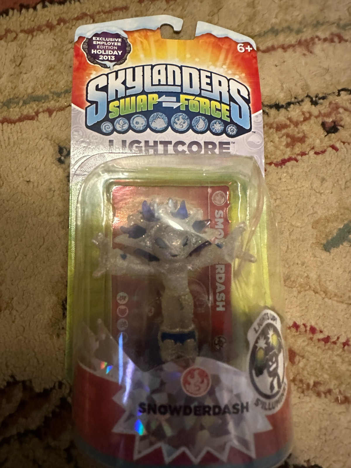 Activision Skylanders LightCore Exclusive employee Snowderdash Figure SEALED NEW