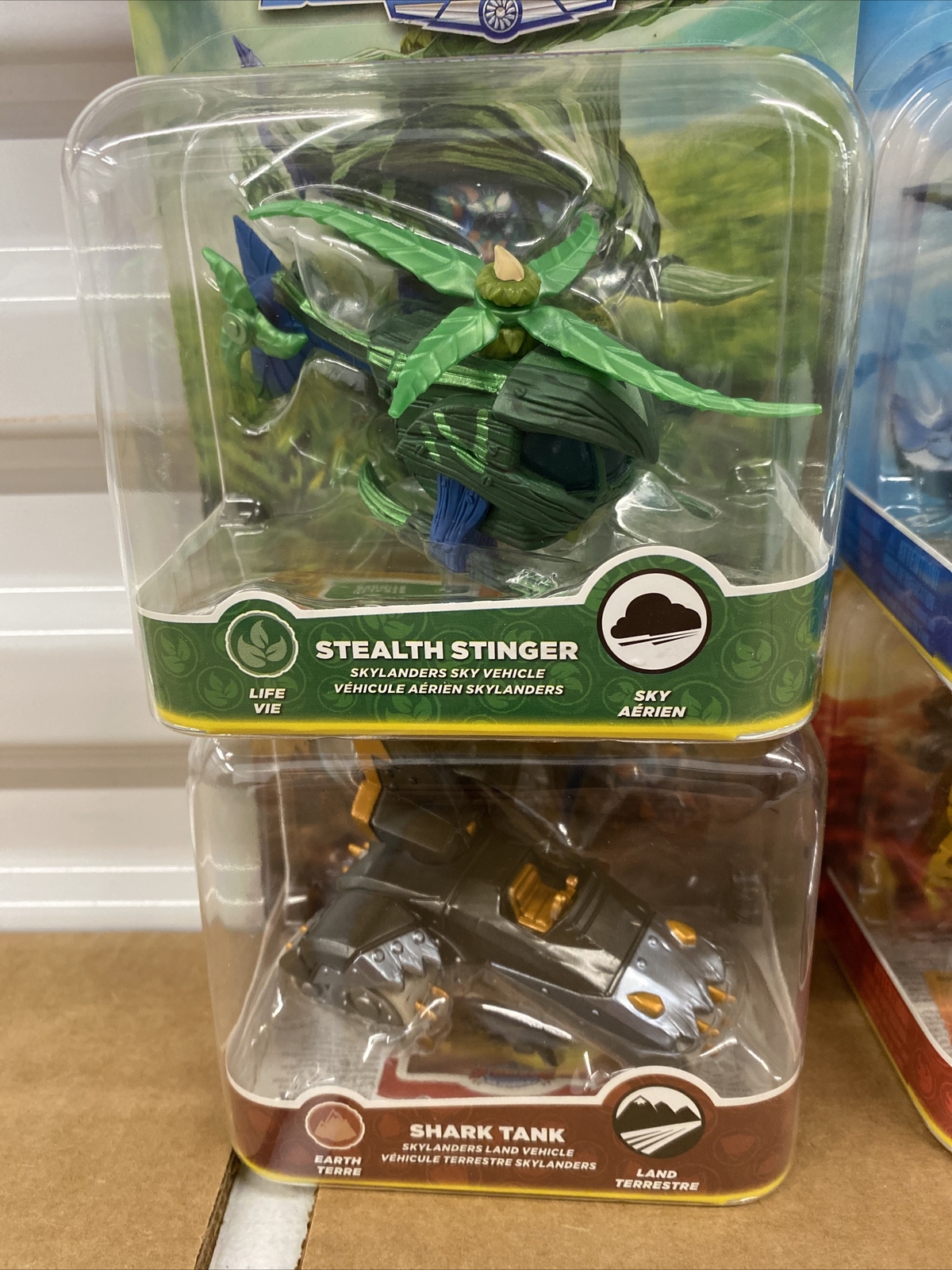 SKYLANDERS SUPERCHARGERS SHARK TANK BURN CYCLE JET STREAM STEALTH STINGER