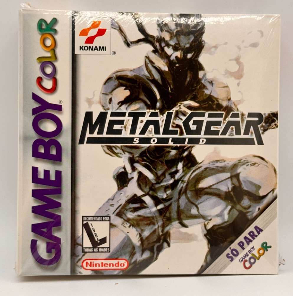 Metal Gear Solid Game Boy Color Gradiente Playtronic Brazil Version Brand New