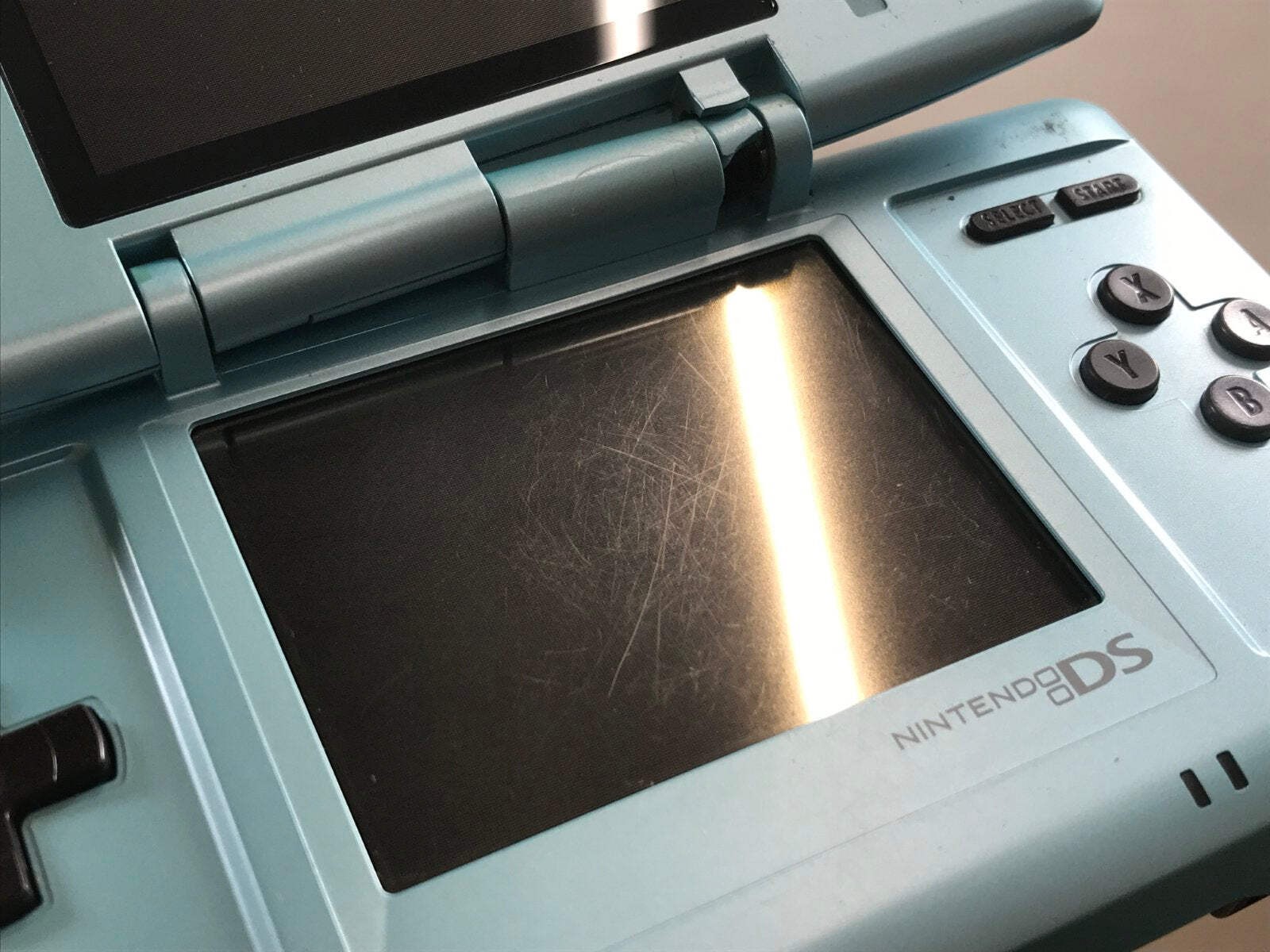 Nintendo DS Turquoise Blue Console Nintendo Japan – With Defects LH1322