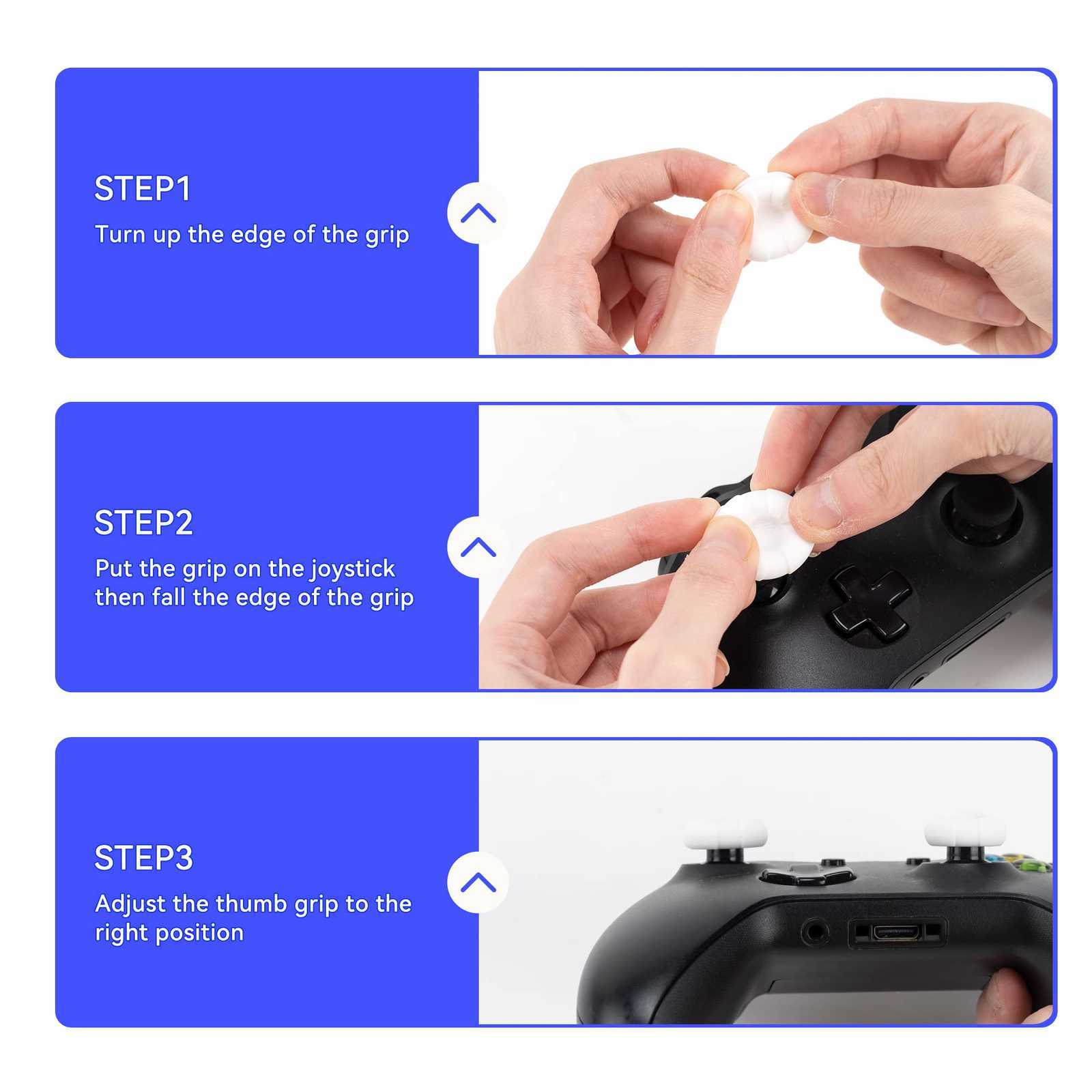 GeekShare Thumb Grip Cap for Xbox One/Xbox Series X Silicone 6PCS