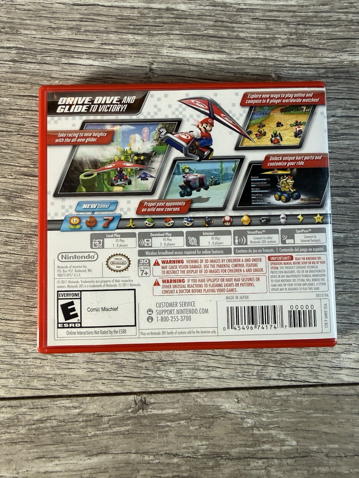 Mario Kart 7 Nintendo 3DS Tested Authentic Mario Kart 3DS