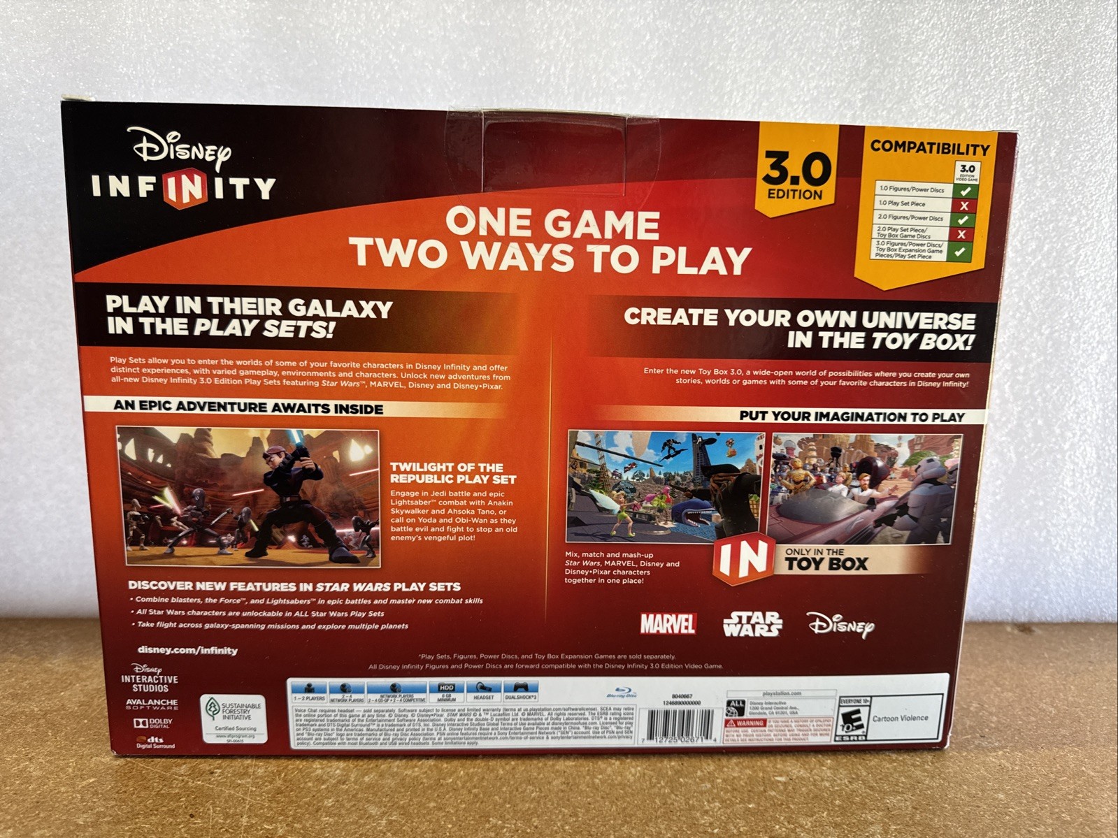 New Sealed Sony PS3 Disney Infinity STAR WARS 3.0 Starter Pack Game