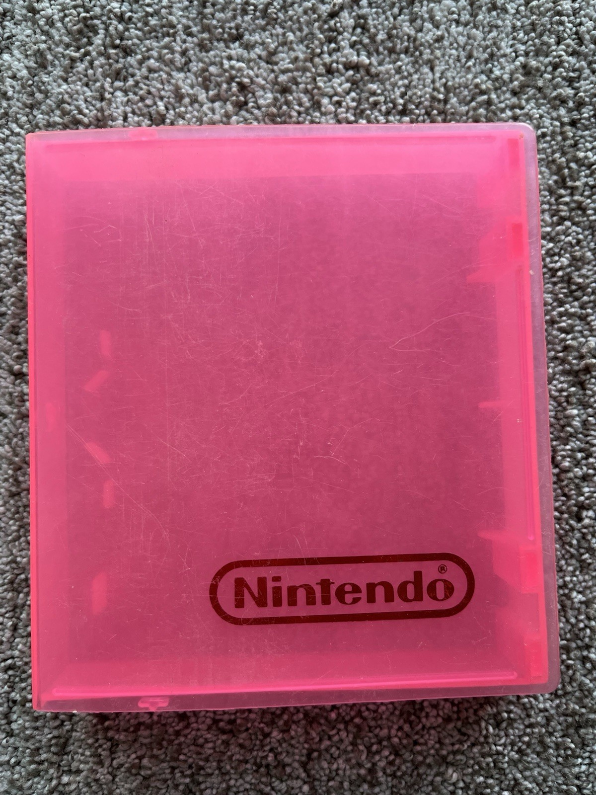 Clam Shell Nintendo NES Pink Clamshell Plastic Case OEM Original Authentic