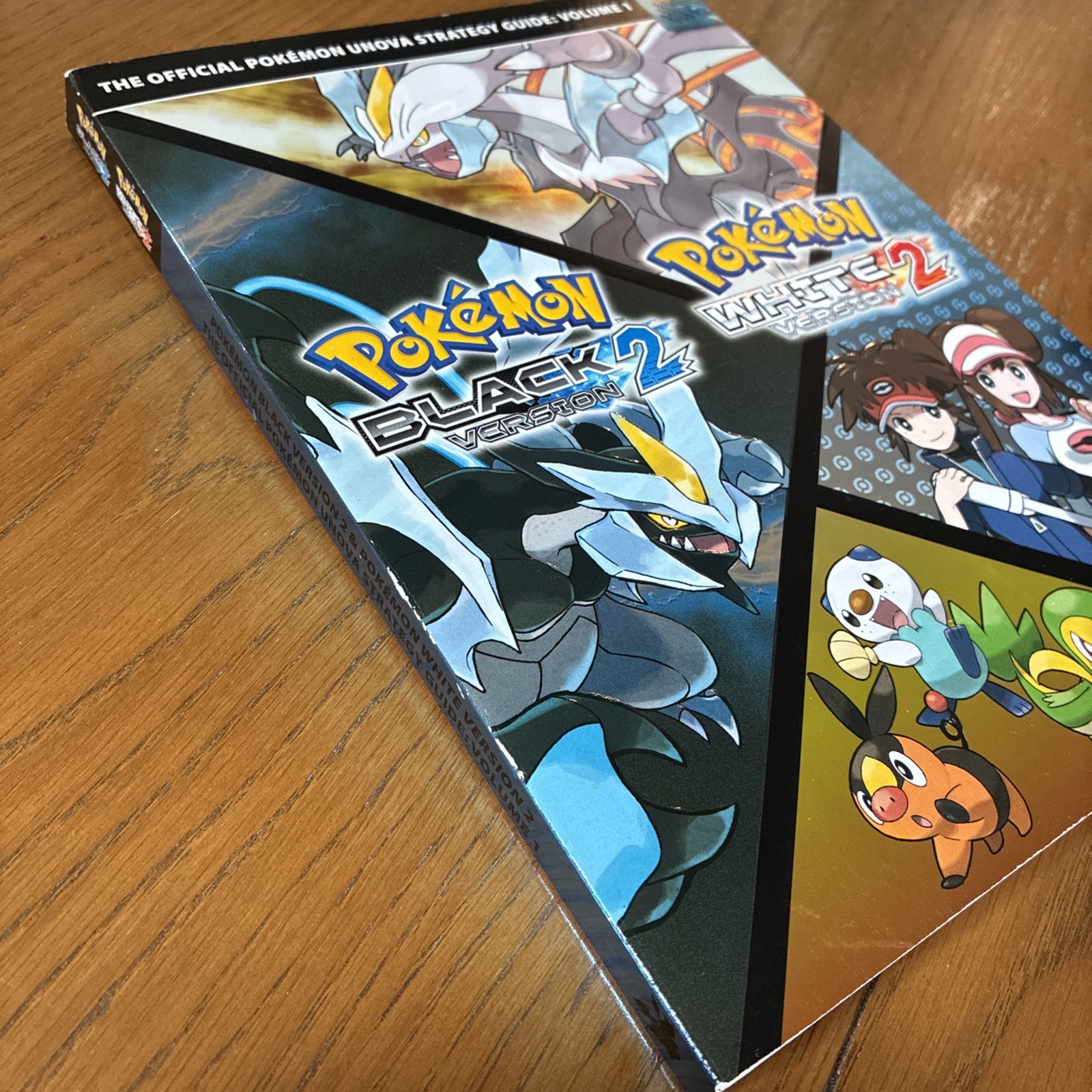 Pokemon Black and White 2 Strategy Guide with poster for Nintendo DS console